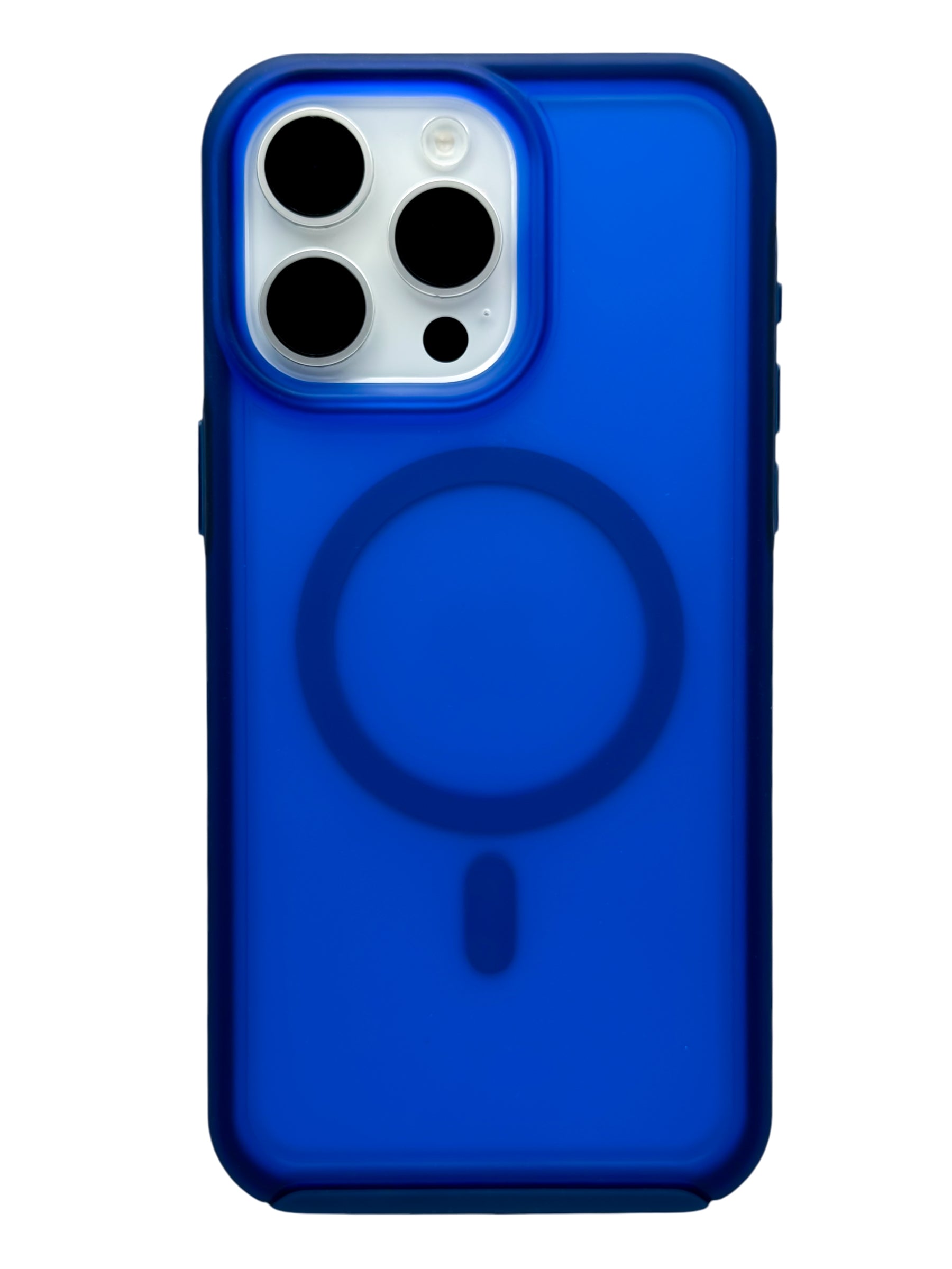 Funda Para iPhone 15 pro max Rigida Compatible Con Magsafe Color Azul
