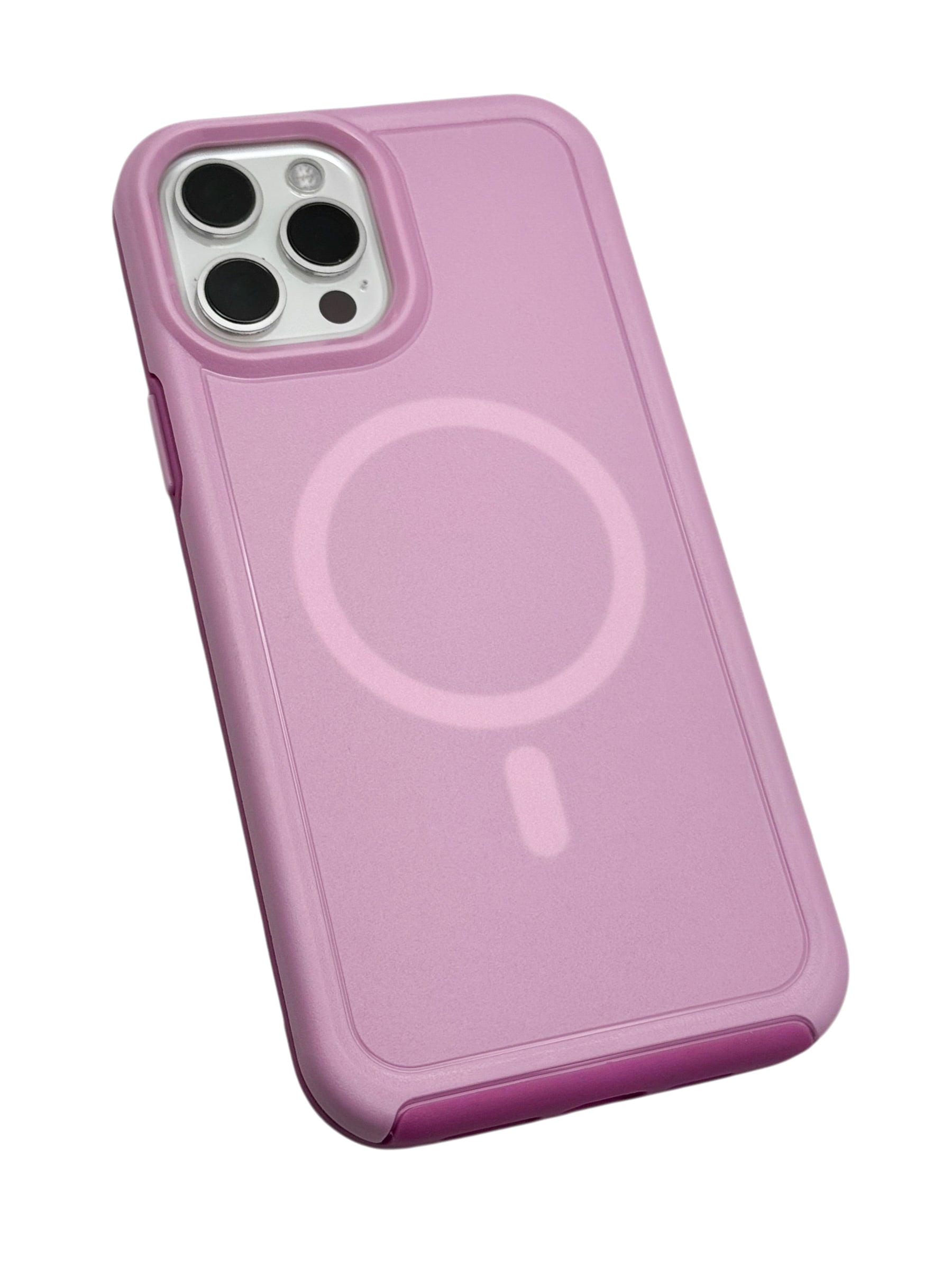 Funda para iPhone 12 PRO MAX (6.7) Rigida con aro magsafe Lila