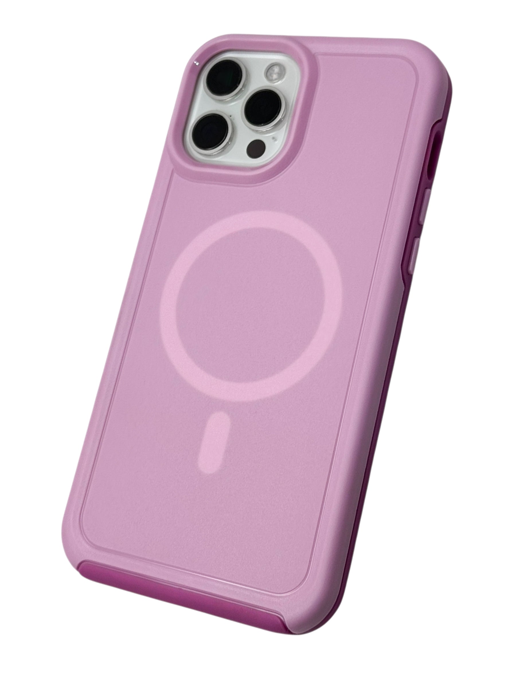 Funda para iPhone 12 PRO MAX (6.7) Rigida con aro magsafe Lila