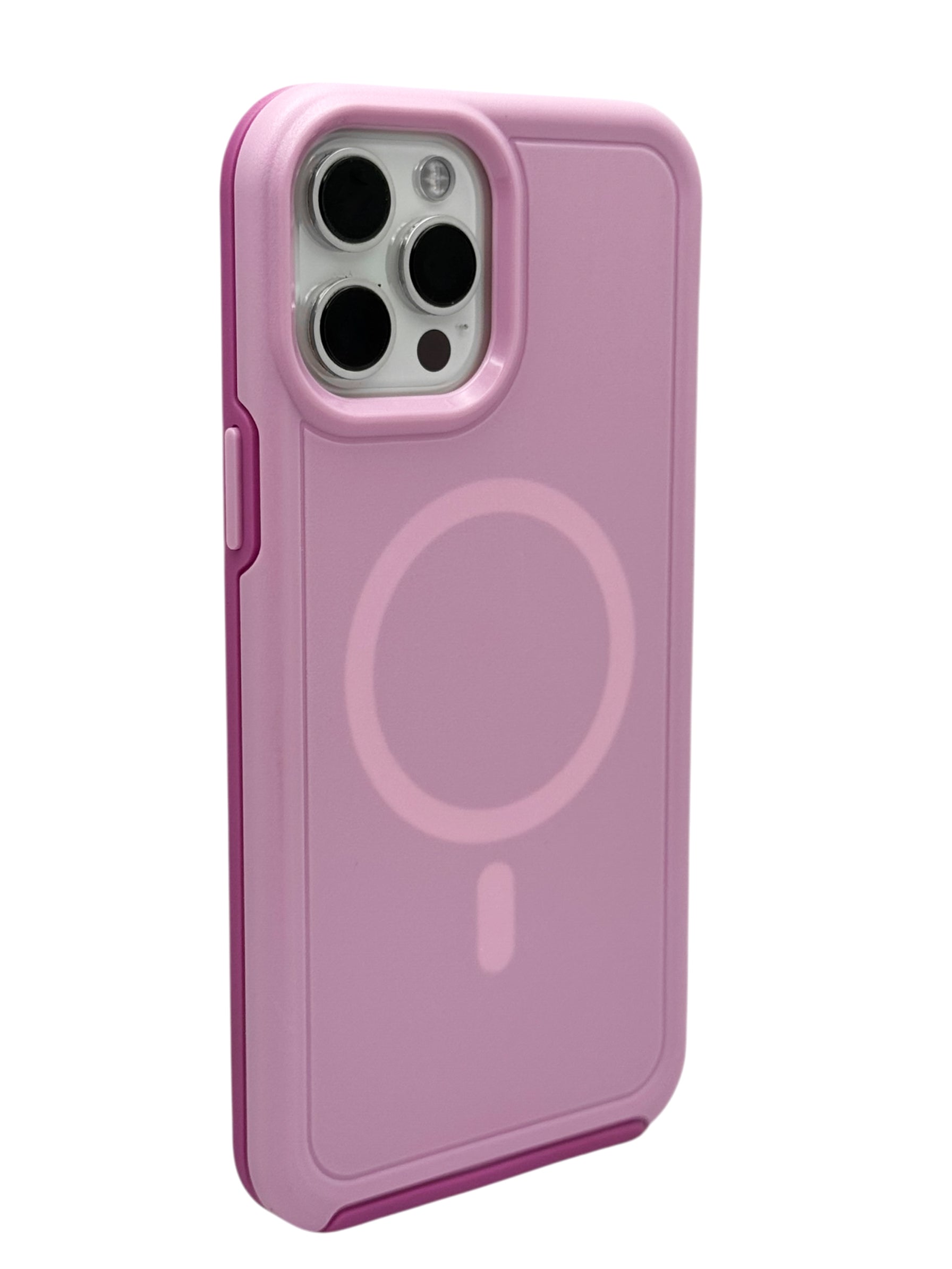 Funda para iPhone 12 PRO MAX (6.7) Rigida con aro magsafe Lila