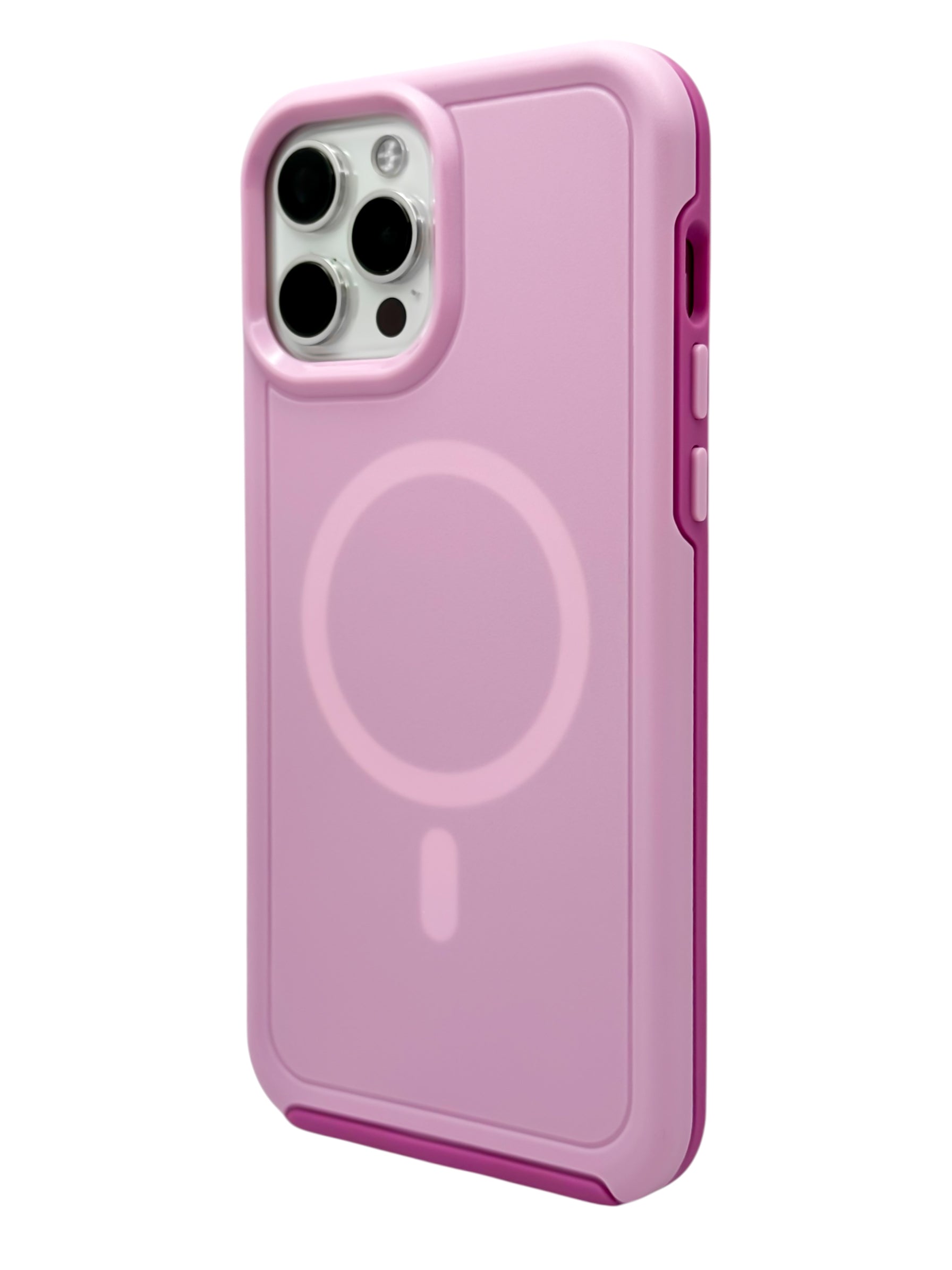 Funda para iPhone 12 PRO MAX (6.7) Rigida con aro magsafe Lila