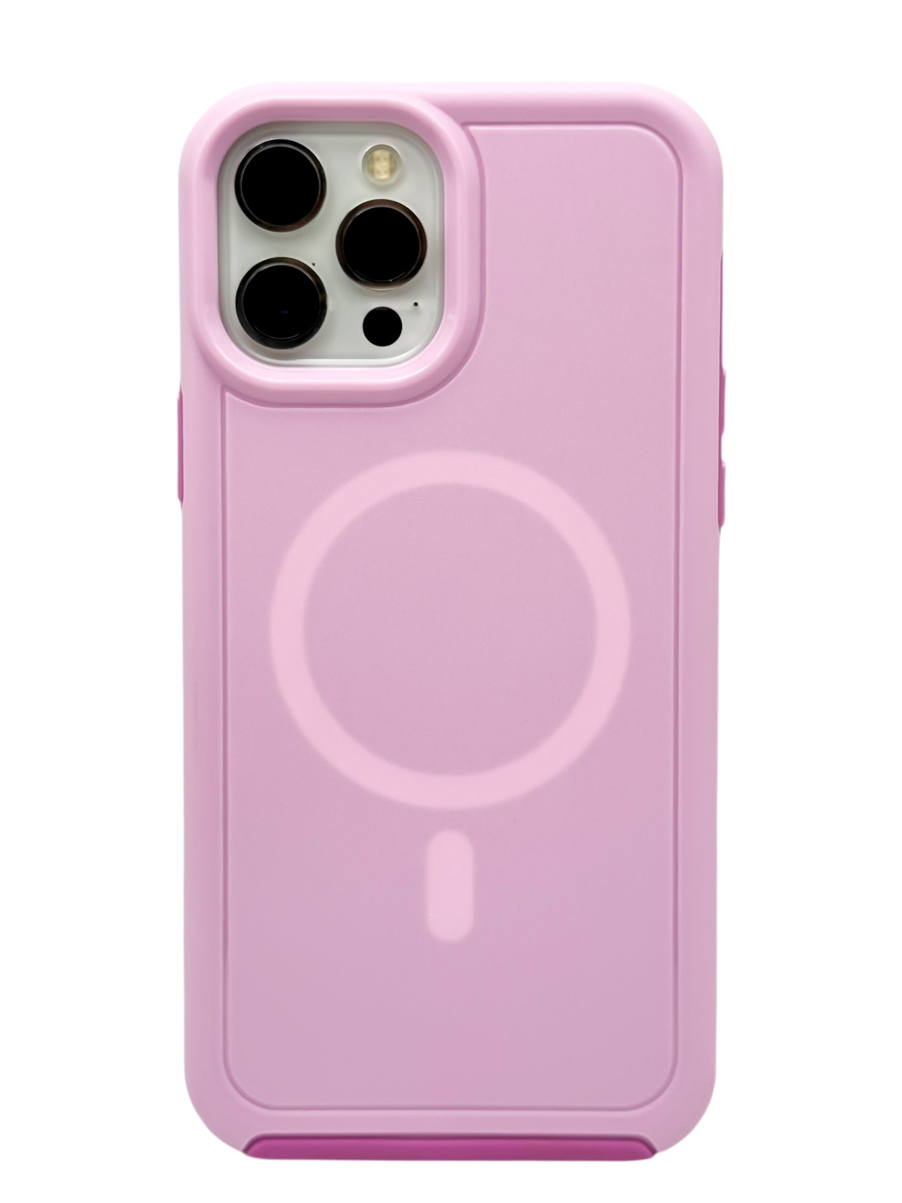 Funda para iPhone 12 PRO MAX (6.7) Rigida con aro magsafe Lila