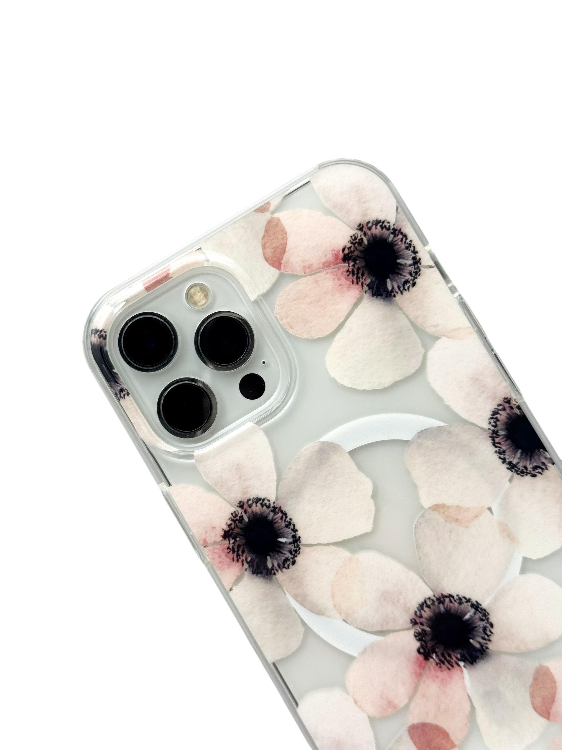 Funda para iPhone 12 PRO MAX (6.7) con Magsafe diseño Flores Rosas