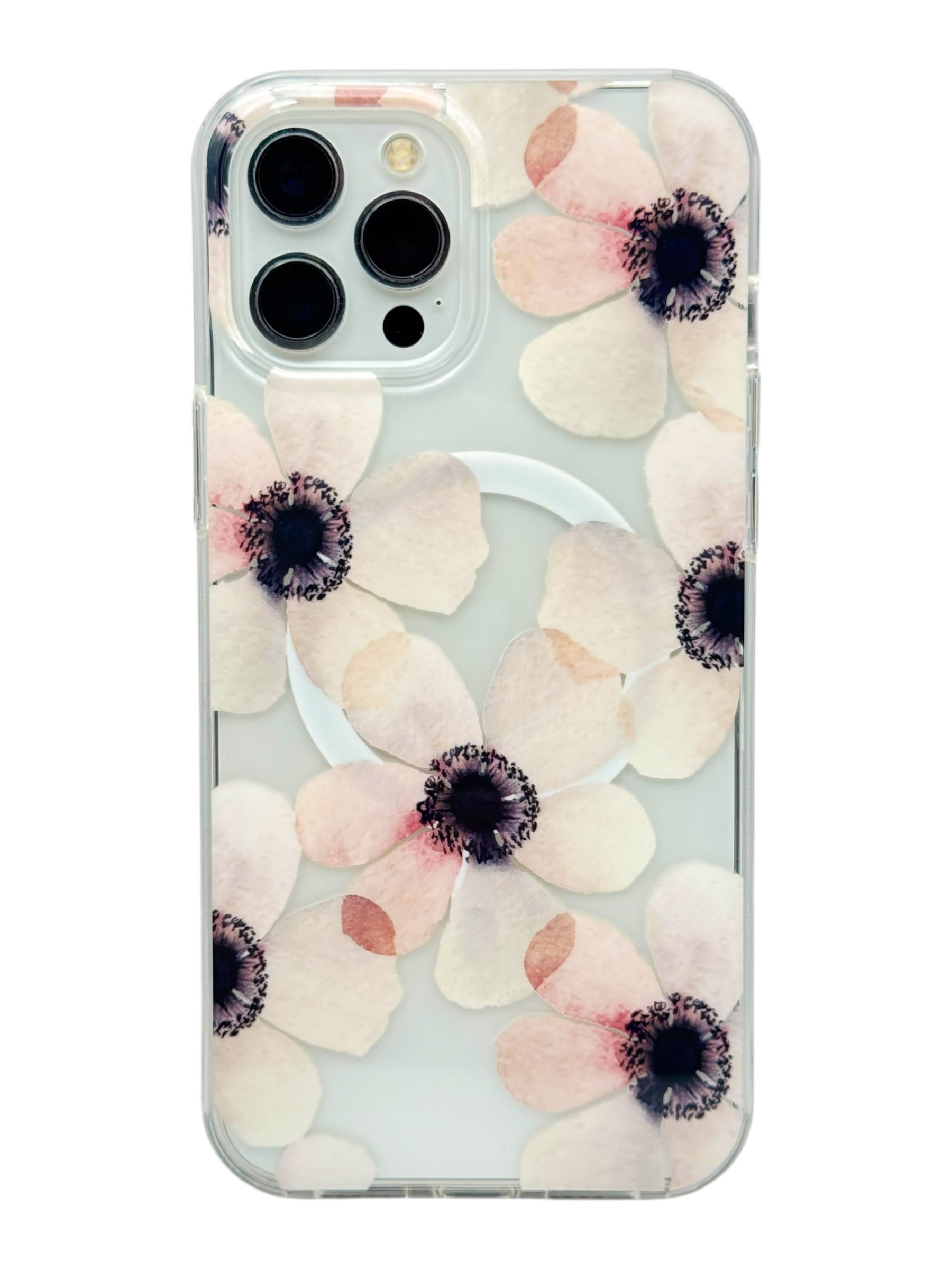 Funda para iPhone 12 PRO MAX (6.7) con Magsafe diseño Flores Rosas