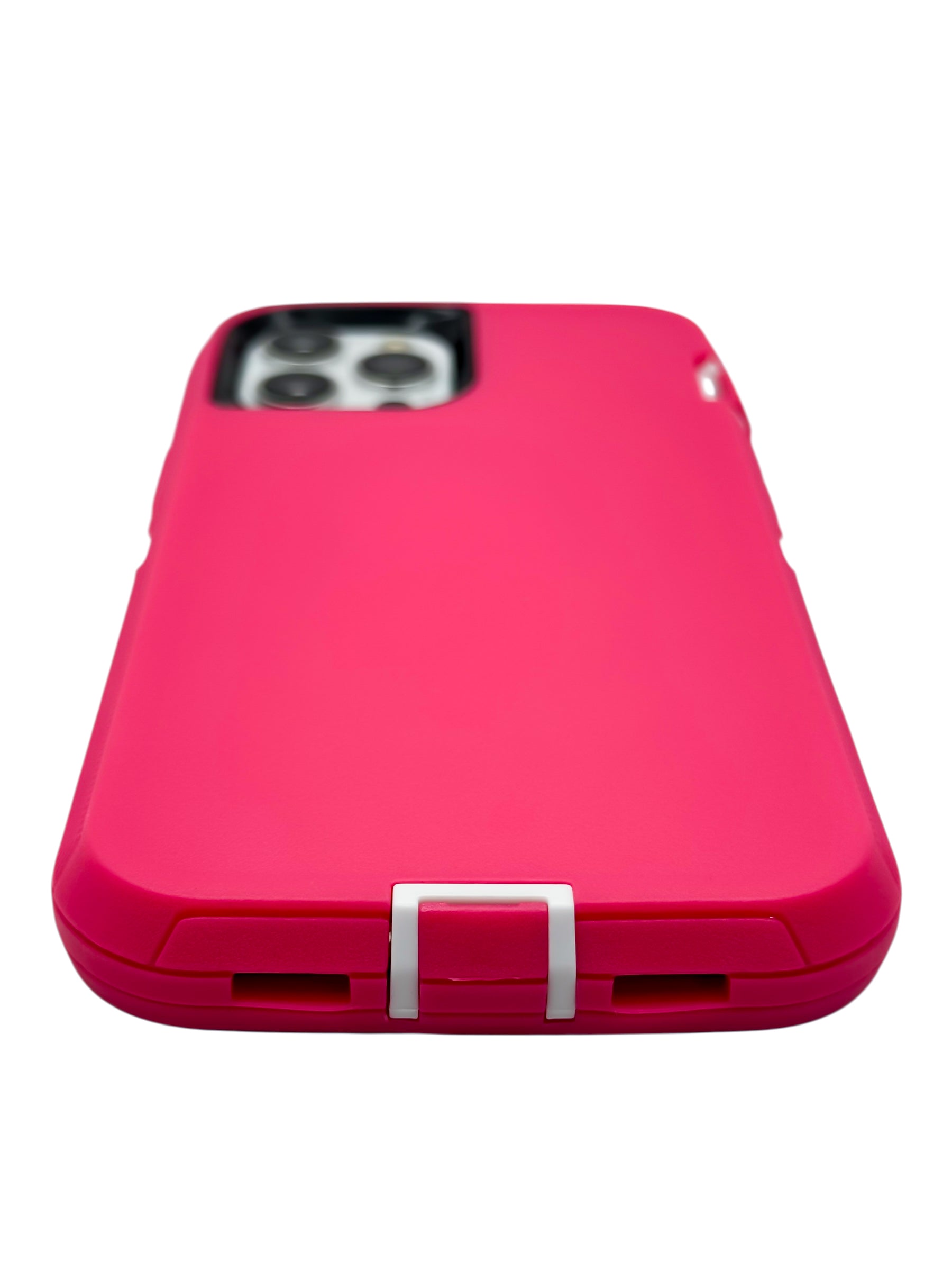 Funda para iPhone 12 PRO MAX (6.7) uso rudo extremo 3 en 1 color rosa