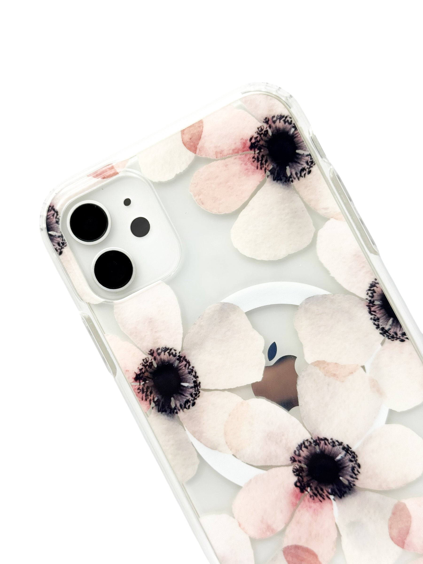 Funda para iPhone 11 normal (6.1) con Magsafe diseño Flores Rosas