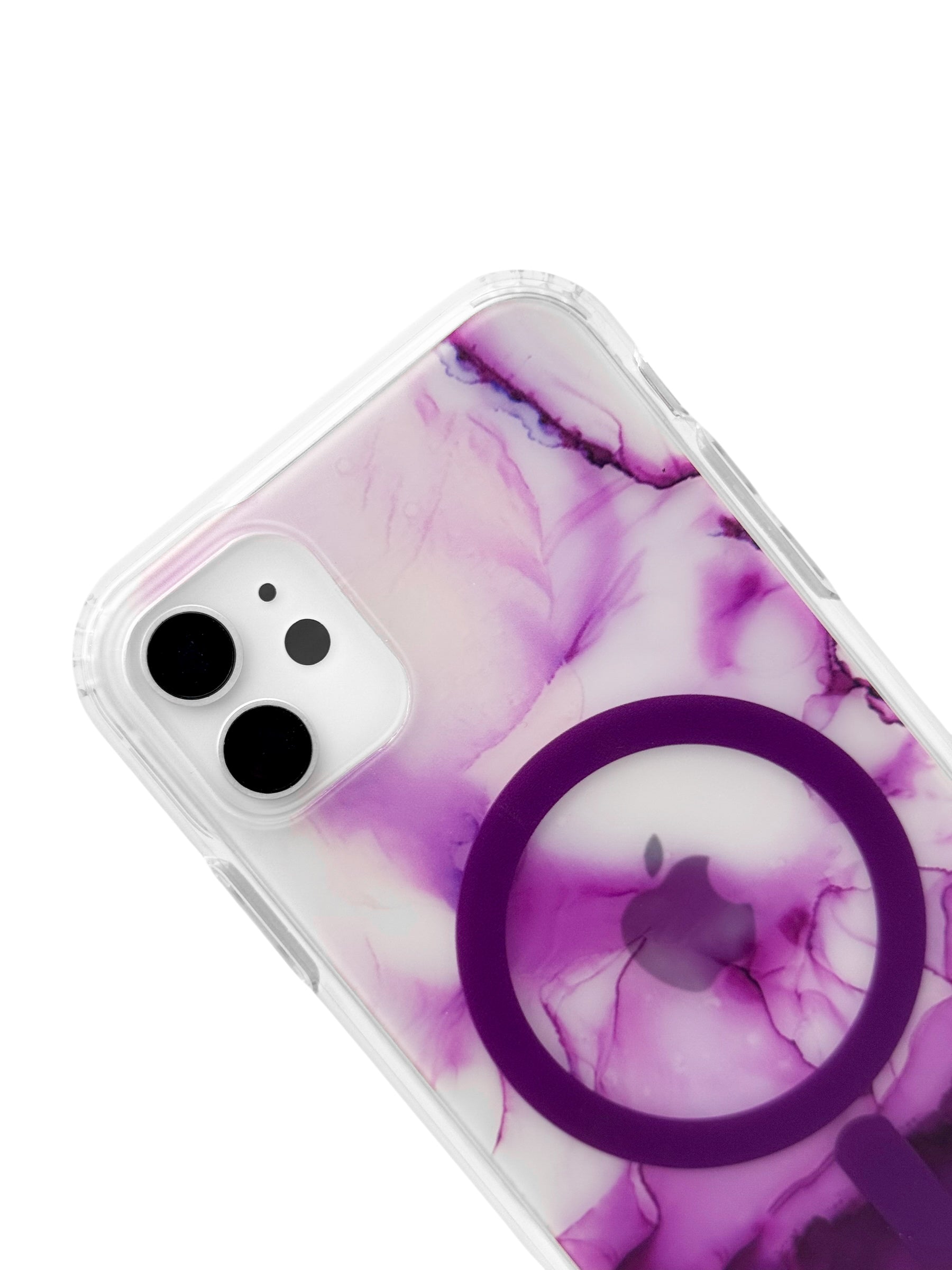 Funda para iPhone 11 normal (6.1) con Magsafe diseño Humo morado