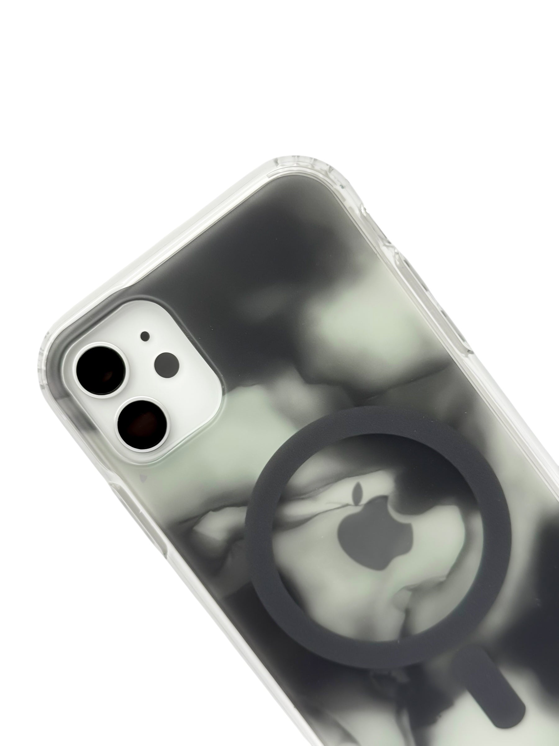 Funda para iPhone 11 normal (6.1) con Magsafe diseño Humo negro