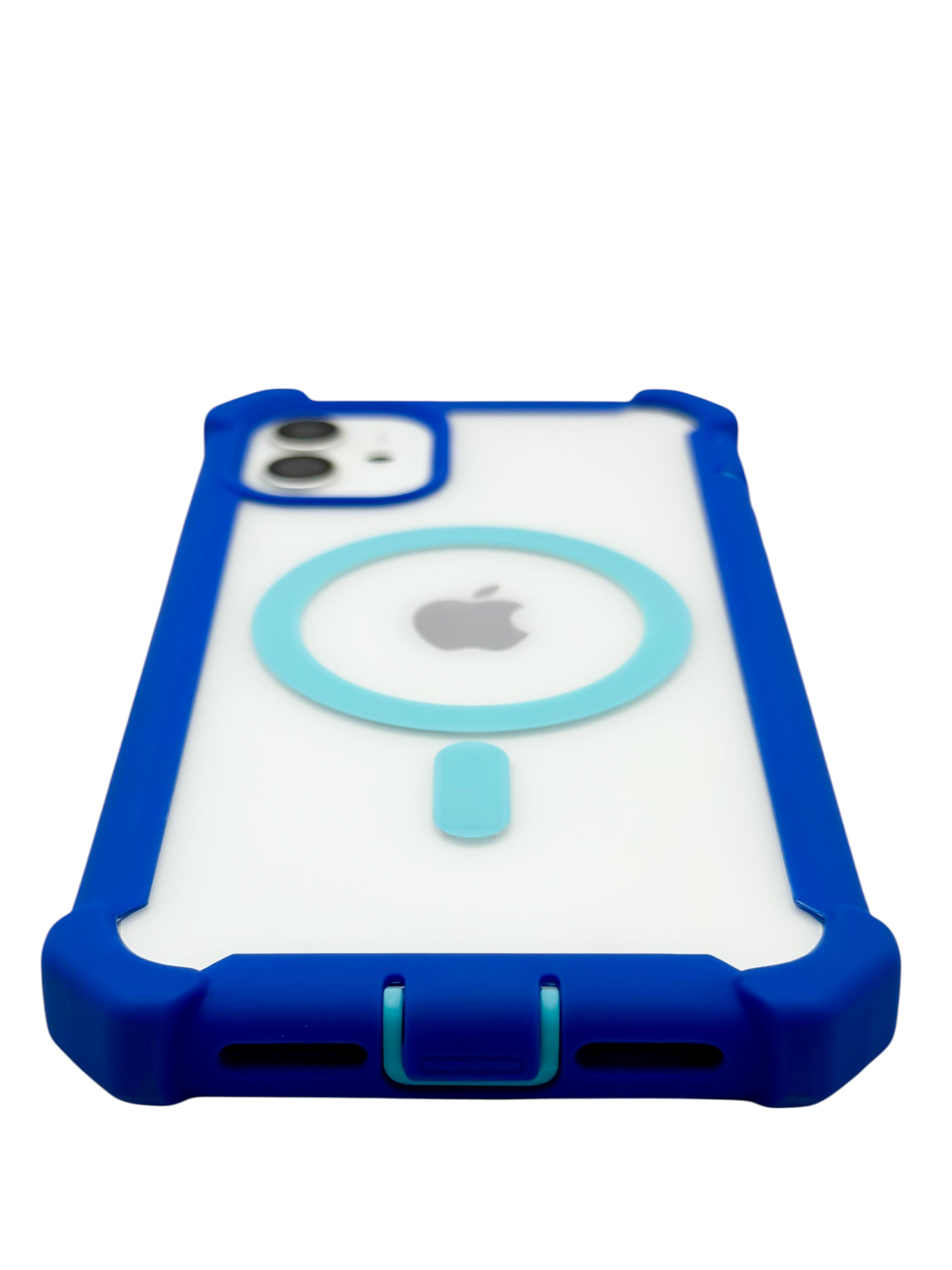 Funda para iPhone 11 normal (6.1) con magsafe y marco frontal incluido color azul
