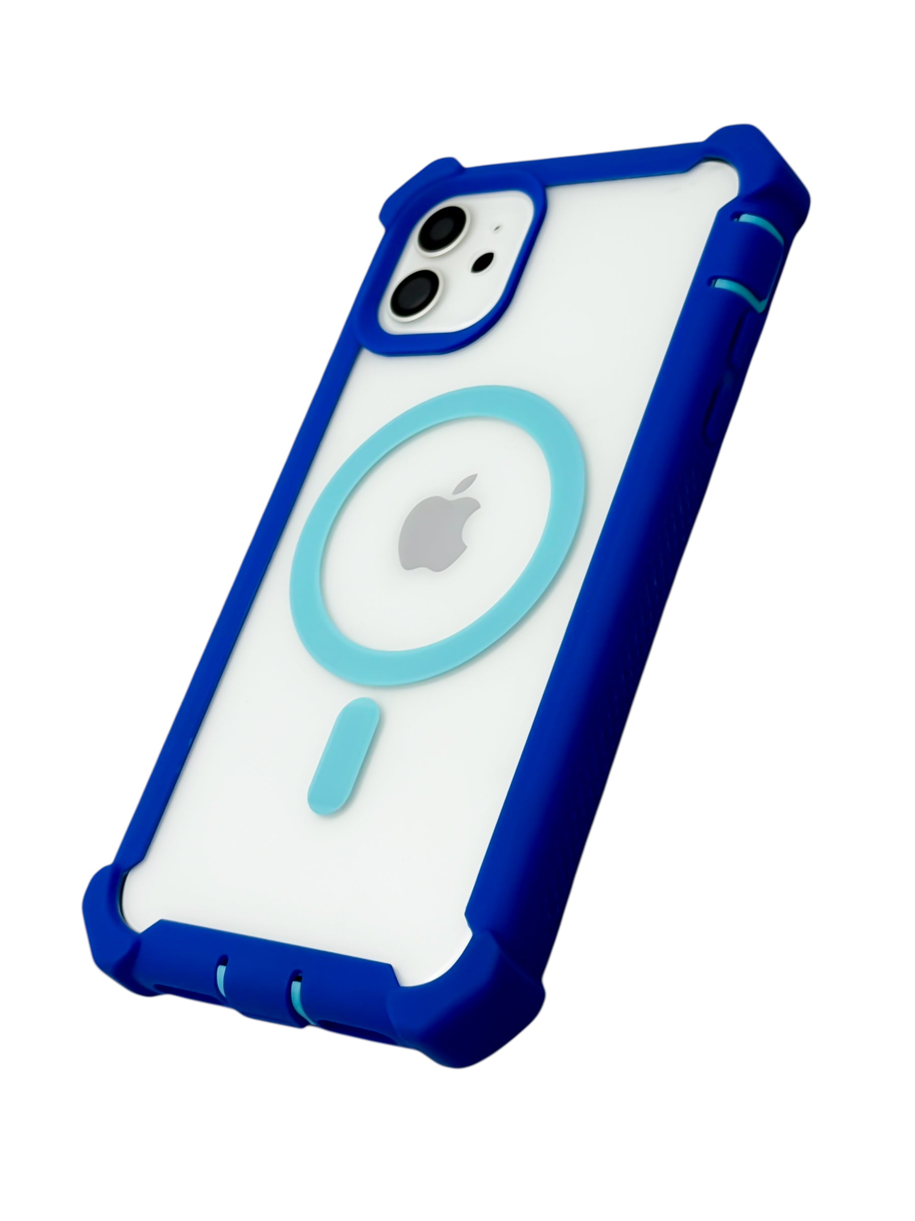 Funda para iPhone 11 normal (6.1) con magsafe y marco frontal incluido color azul