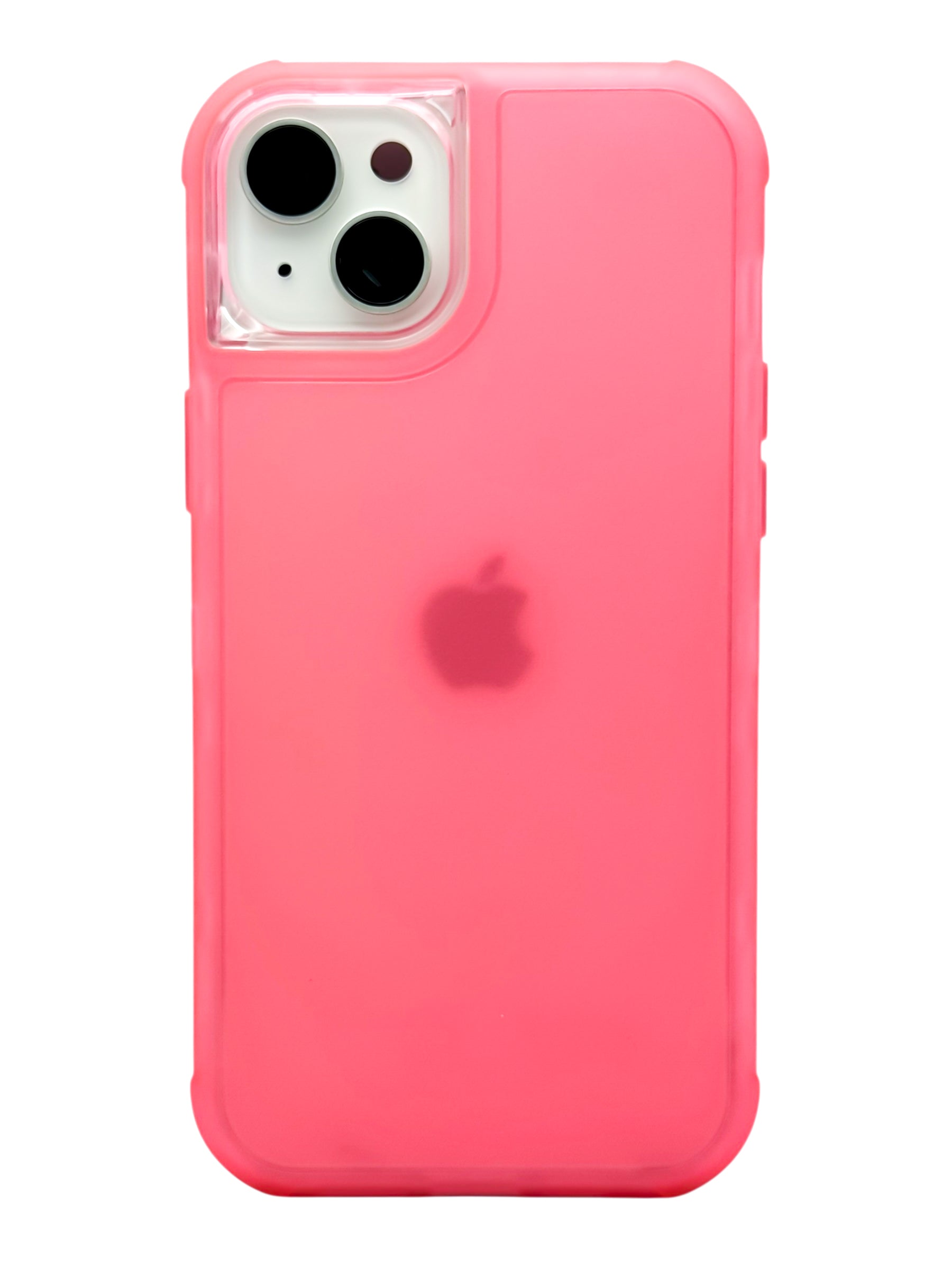 Funda para iPhone 14 plus (6.7) de uso rudo 3 en 1 color neon rosa