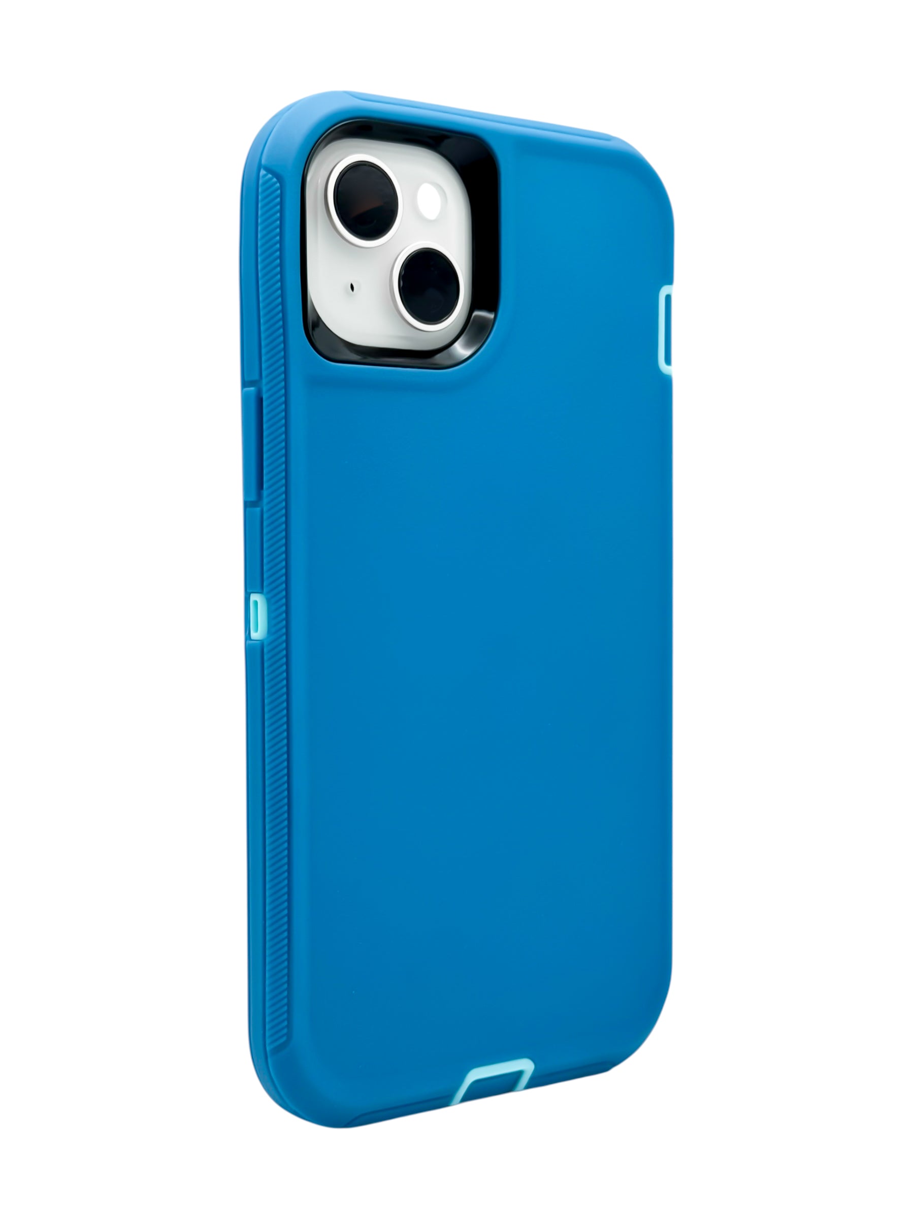 Funda para iPhone 14 plus (6.7) uso rudo extremo 3 en 1 color azul