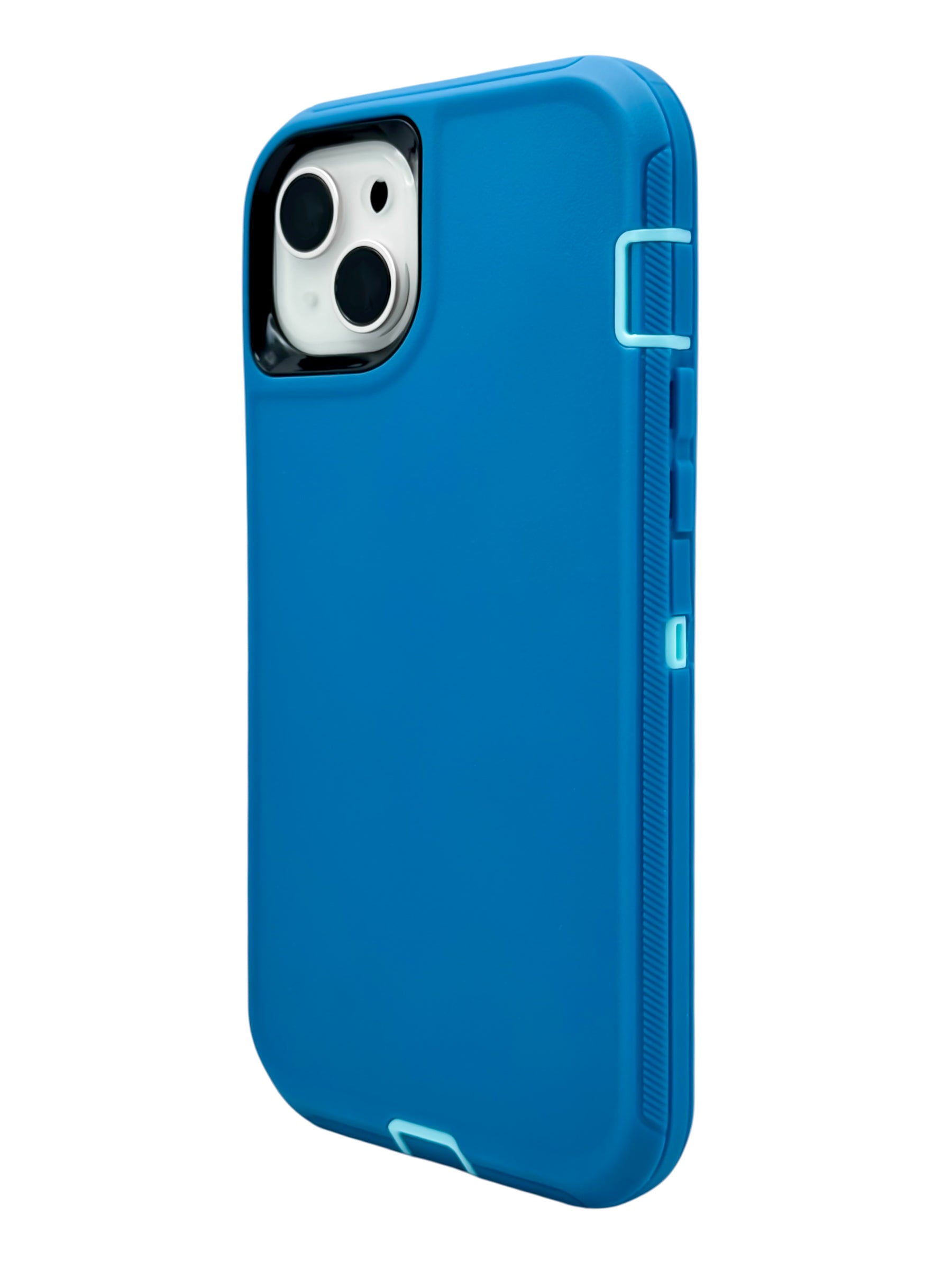 Funda para iPhone 14 plus (6.7) uso rudo extremo 3 en 1 color azul