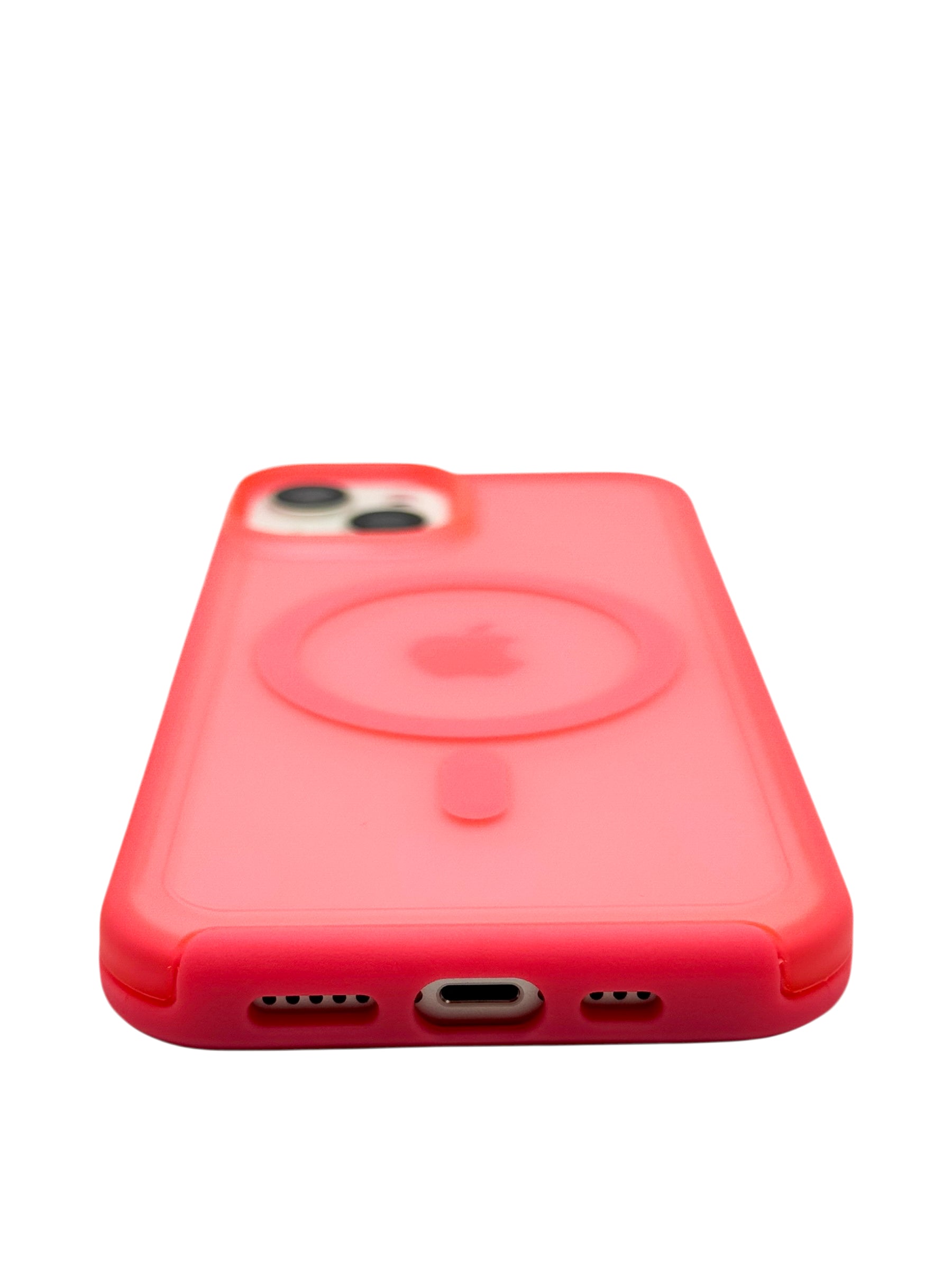Funda Para iPhone 15 normal (6.1) Rigida Compatible Con Magsafe Color Rosa