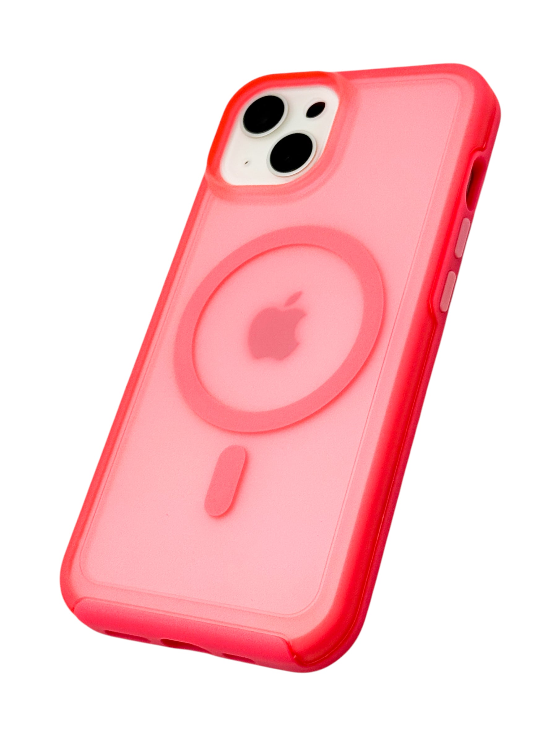Funda Para iPhone 15 normal (6.1) Rigida Compatible Con Magsafe Color Rosa