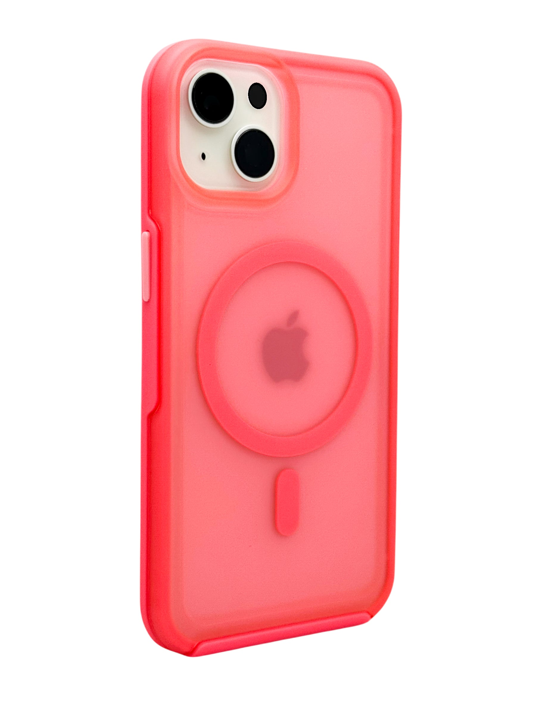 Funda Para iPhone 15 normal (6.1) Rigida Compatible Con Magsafe Color Rosa