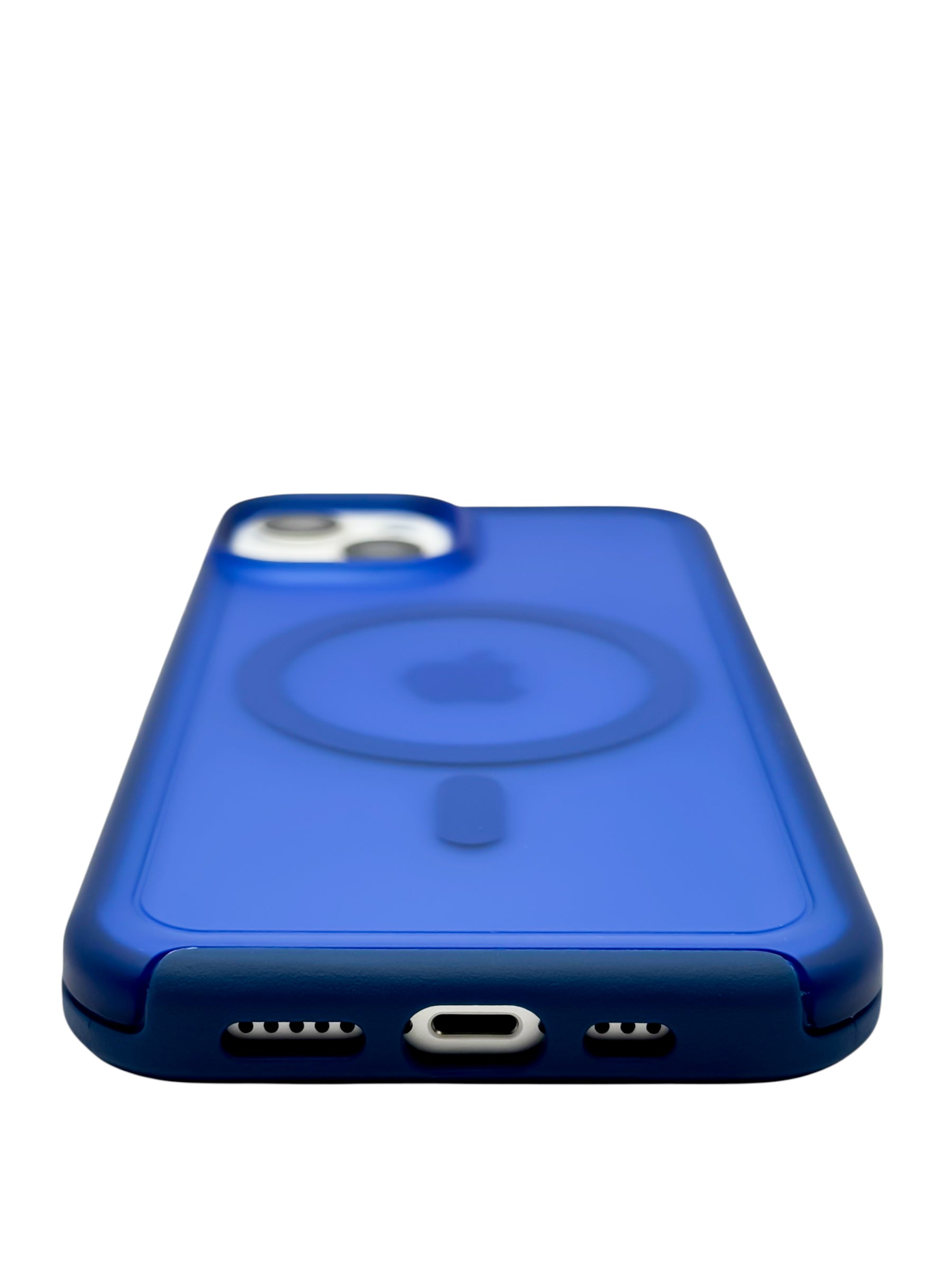 Funda Para iPhone 13 normal (6.1) Rigida Compatible Con Magsafe Color azul