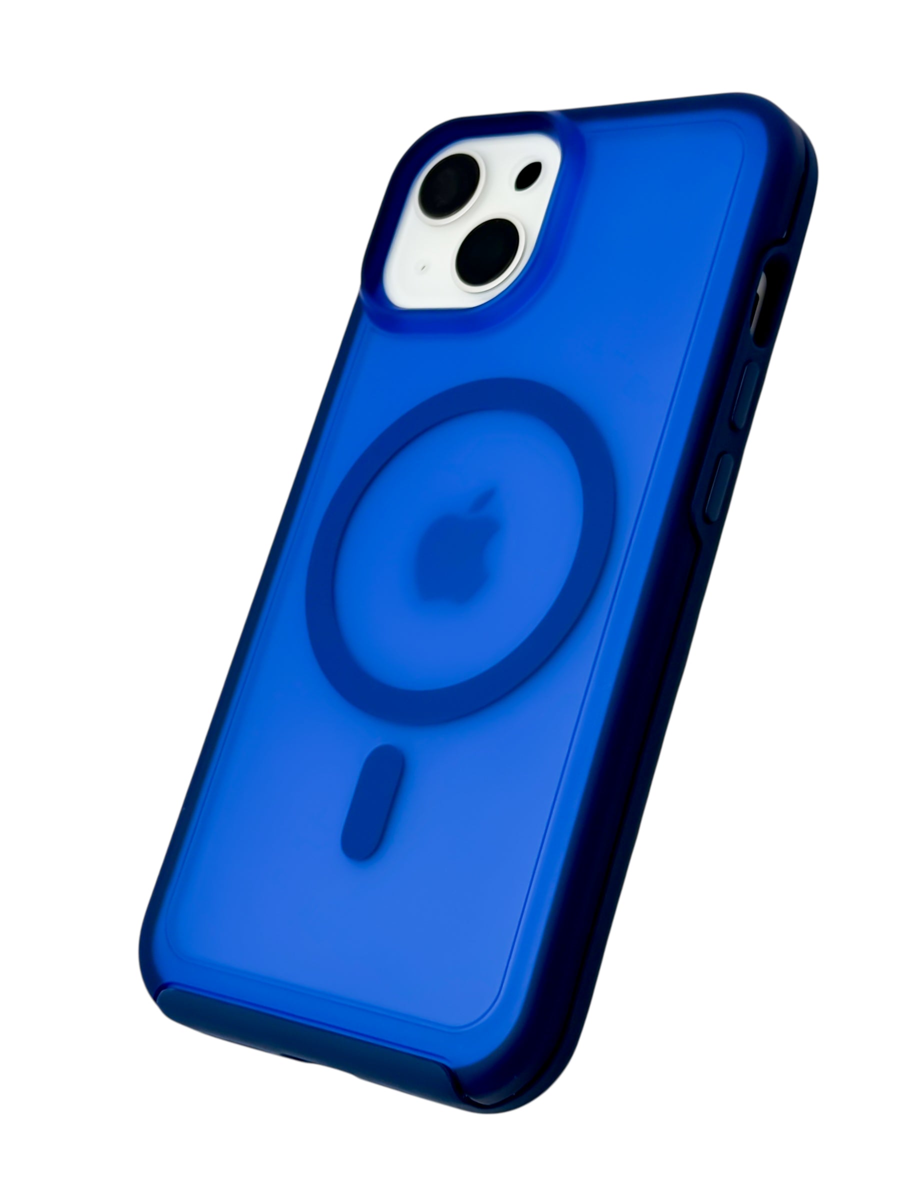Funda Para iPhone 13 normal (6.1) Rigida Compatible Con Magsafe Color azul