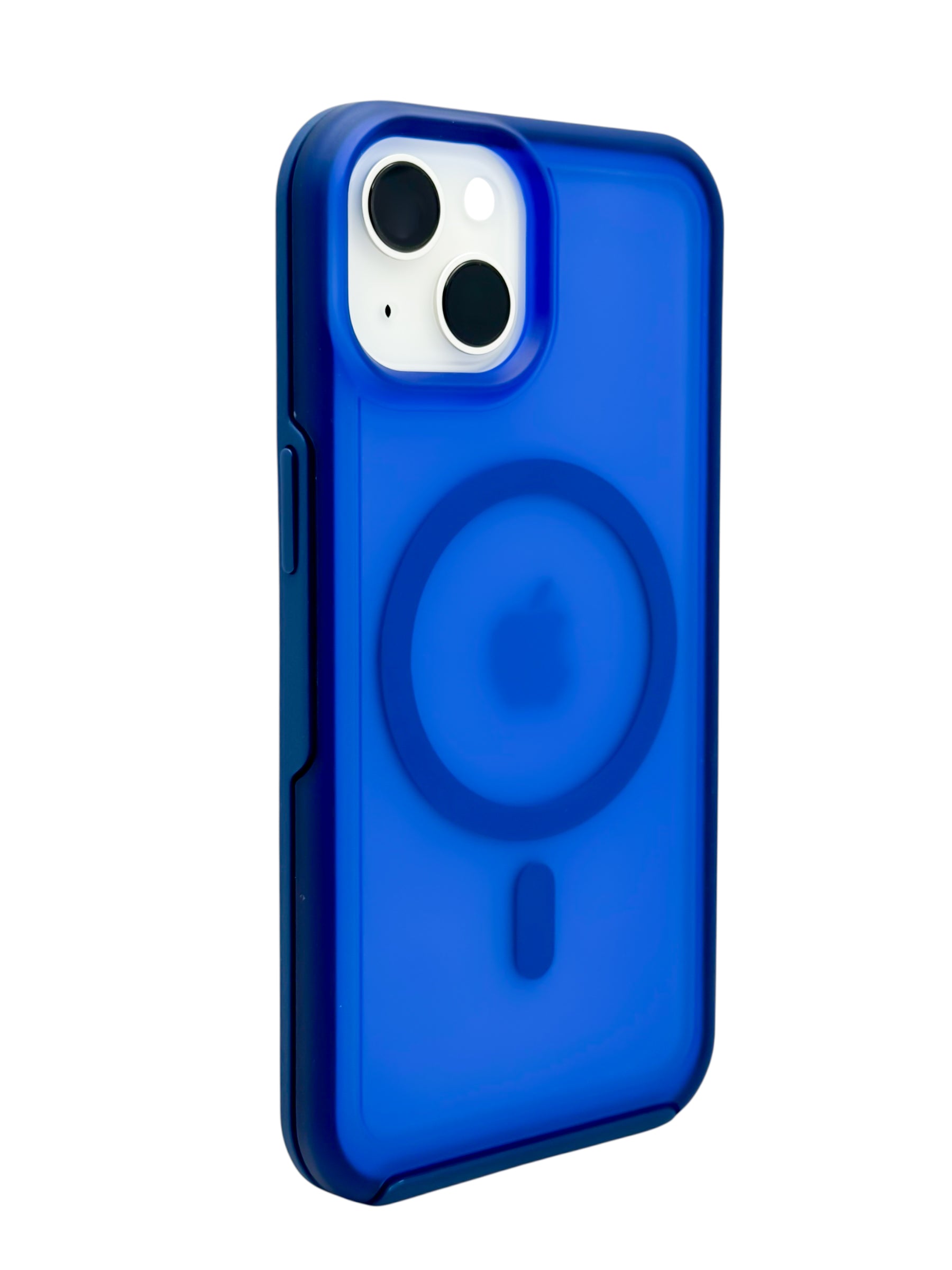 Funda Para iPhone 13 normal (6.1) Rigida Compatible Con Magsafe Color azul