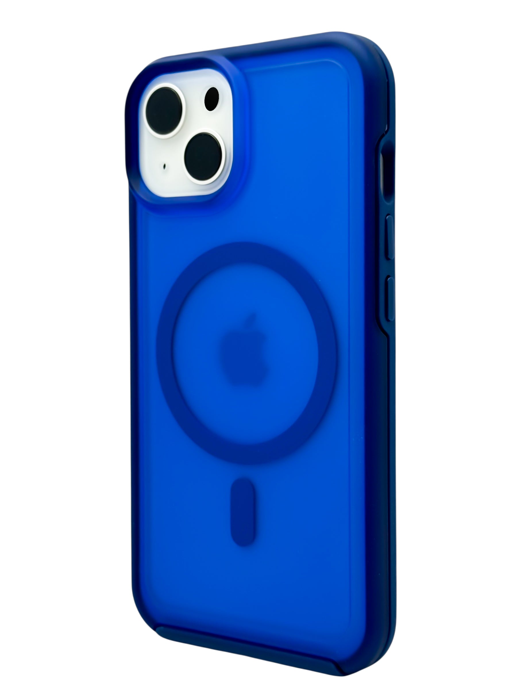 Funda Para iPhone 13 normal (6.1) Rigida Compatible Con Magsafe Color azul