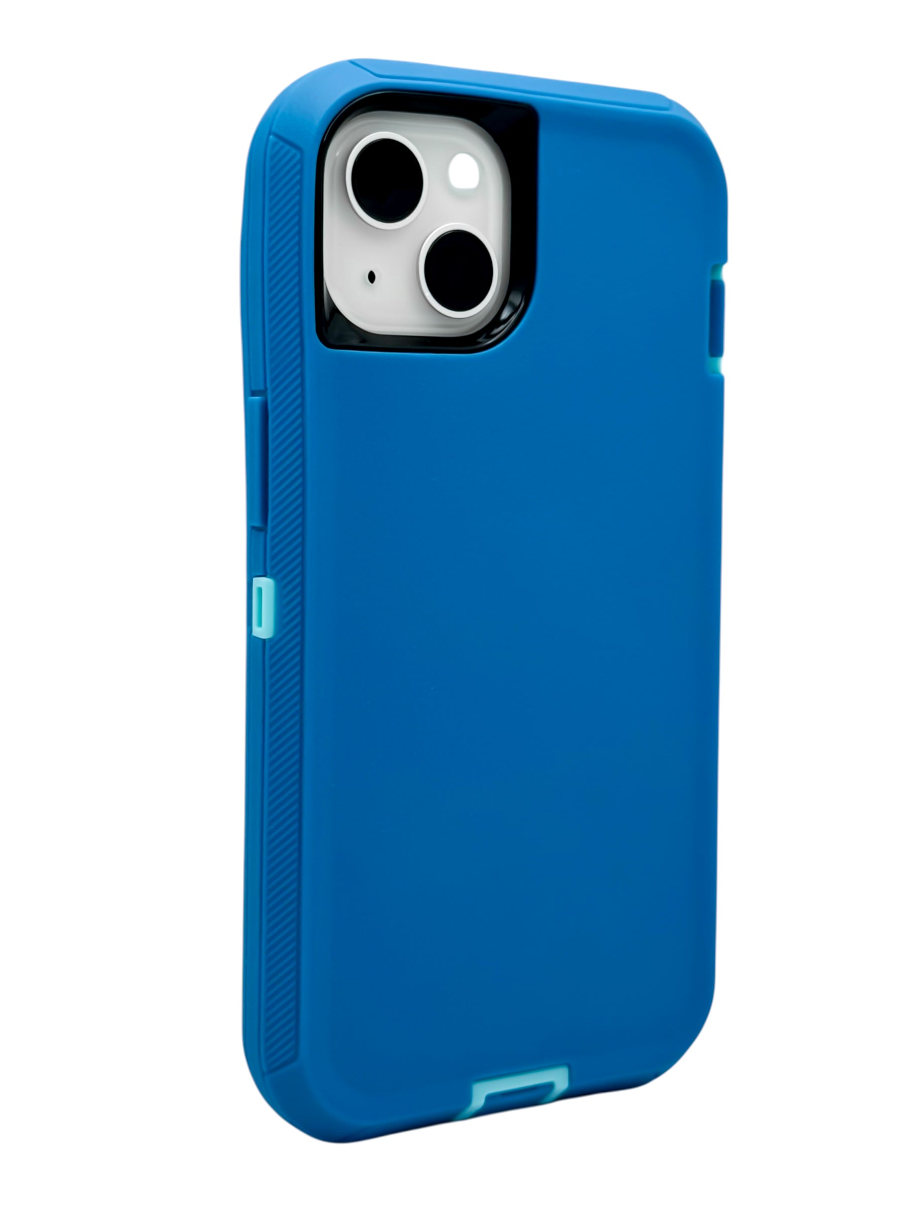 Funda para iPhone 13 normal (6.1) uso rudo extremo 3 en 1 color azul