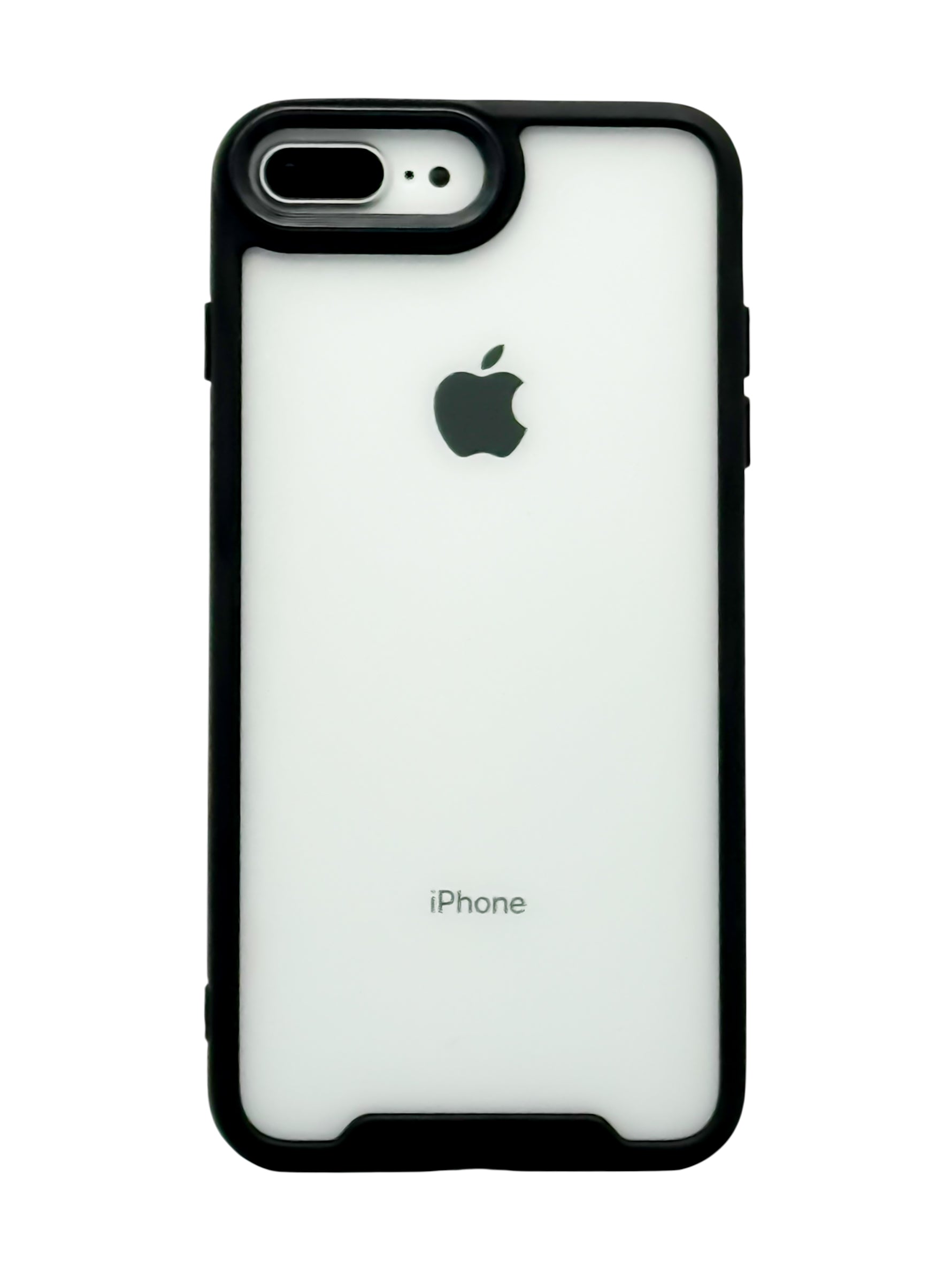 Funda transparente Para iPhone 8 Plus / 7 Plus color Negro