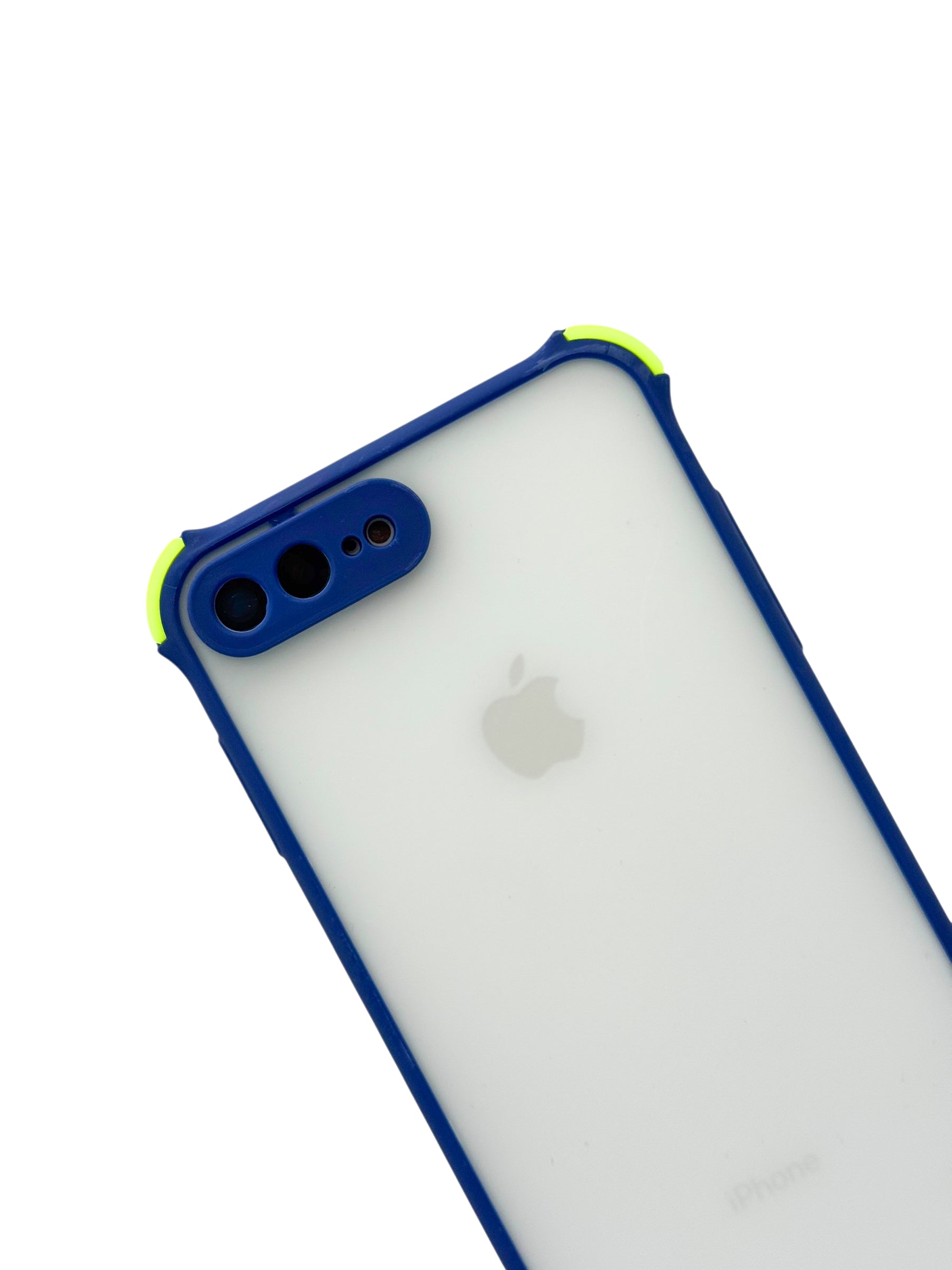 Funda mate con esquinas reforzadas Para iPhone 8 Plus / 7 Plus color Azul