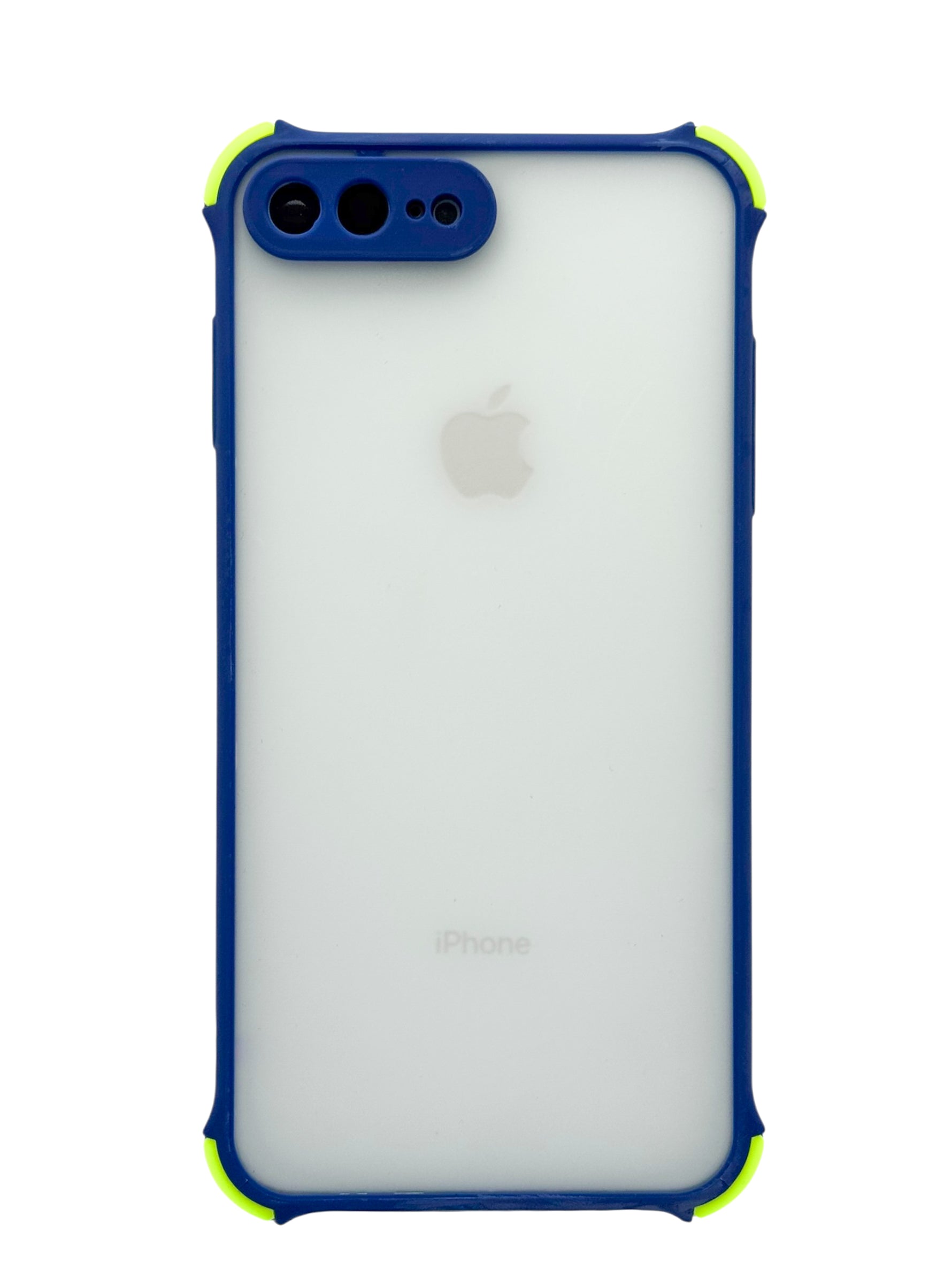 Funda mate con esquinas reforzadas Para iPhone 8 Plus / 7 Plus color Azul