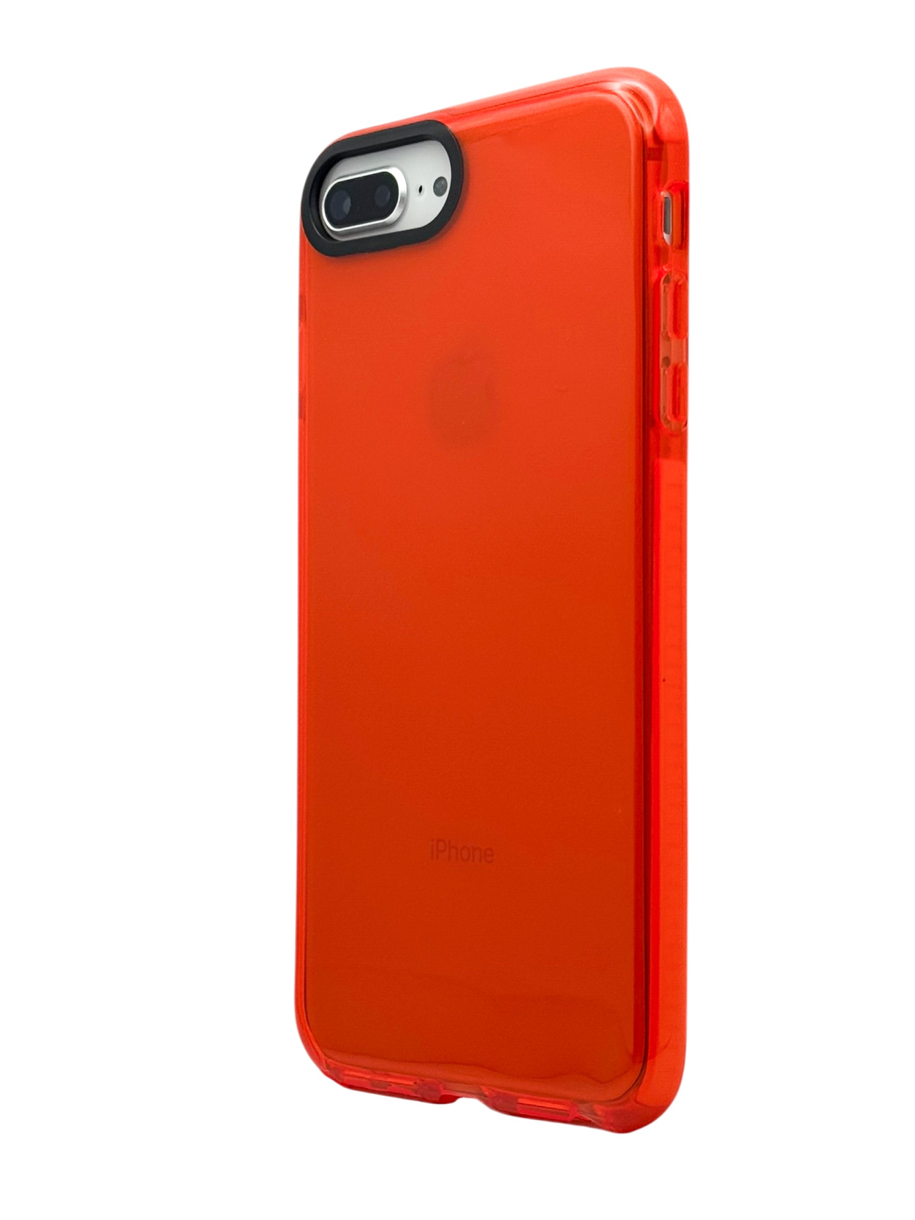 Funda Para iPhone 8 Plus / 7 Plus color Rojo neon