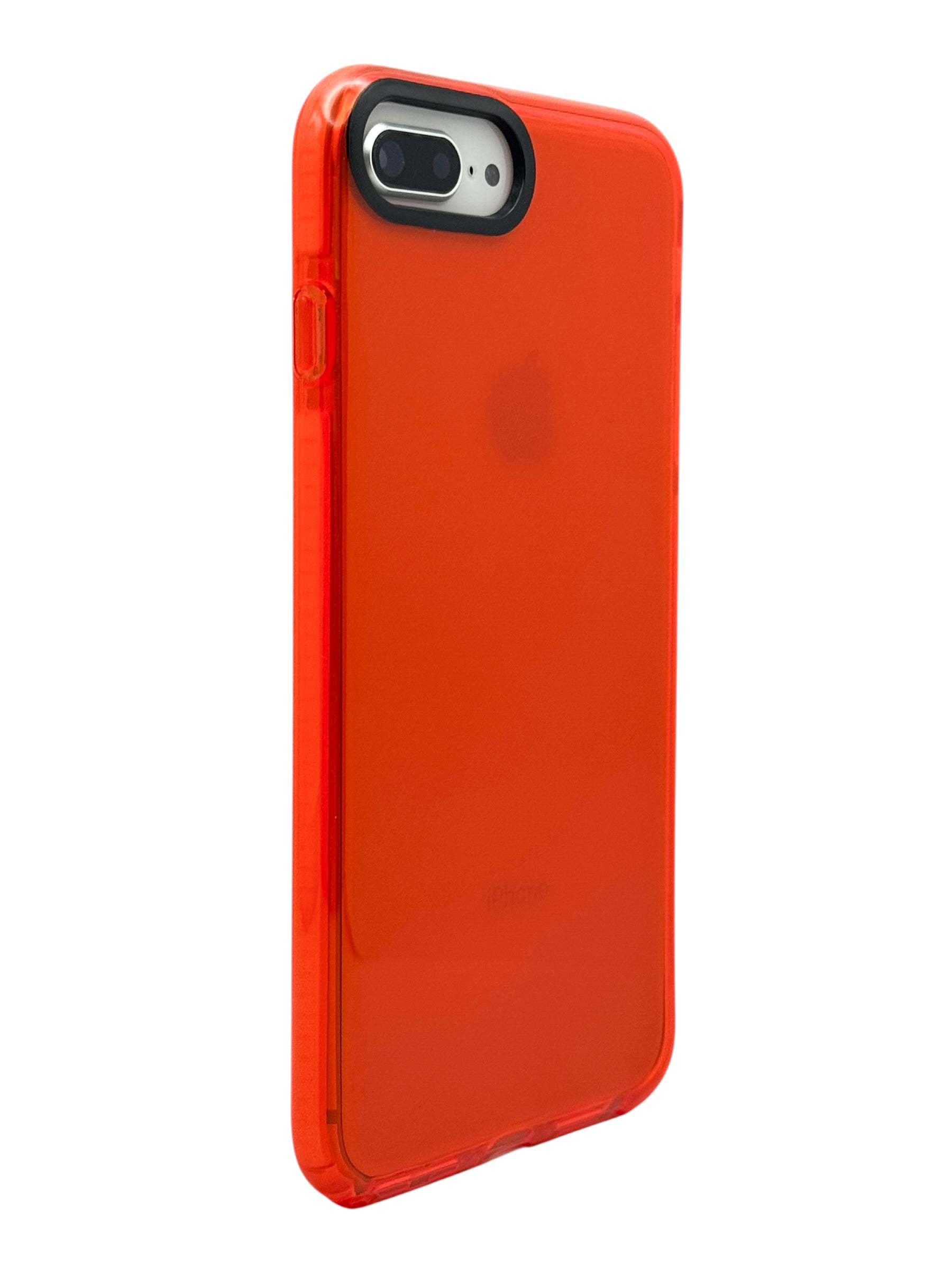 Funda Para iPhone 8 Plus / 7 Plus color Rojo neon