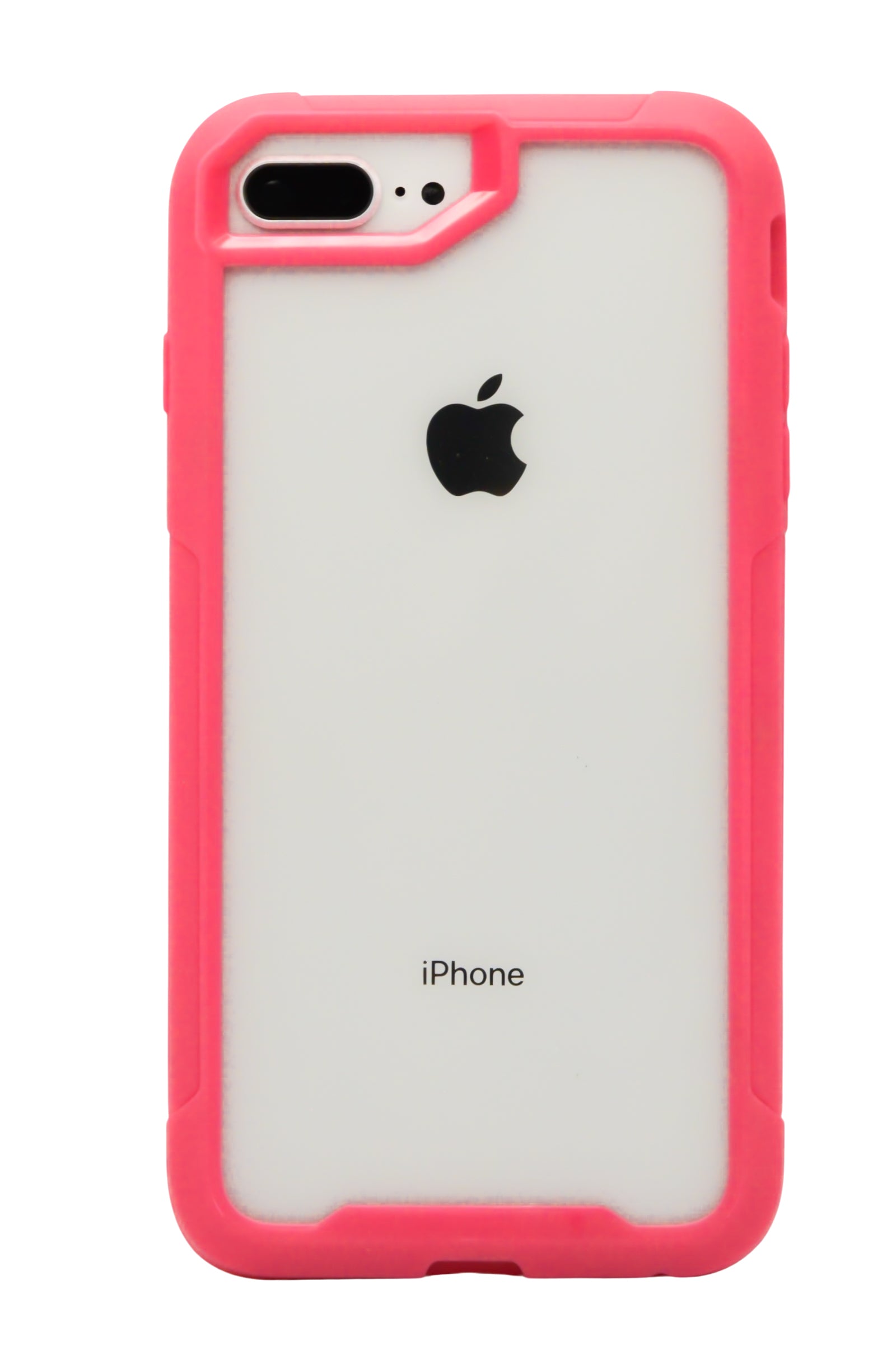 Funda 2 en 1 Para iPhone 8 Plus / 7 Plus color Rosa neon