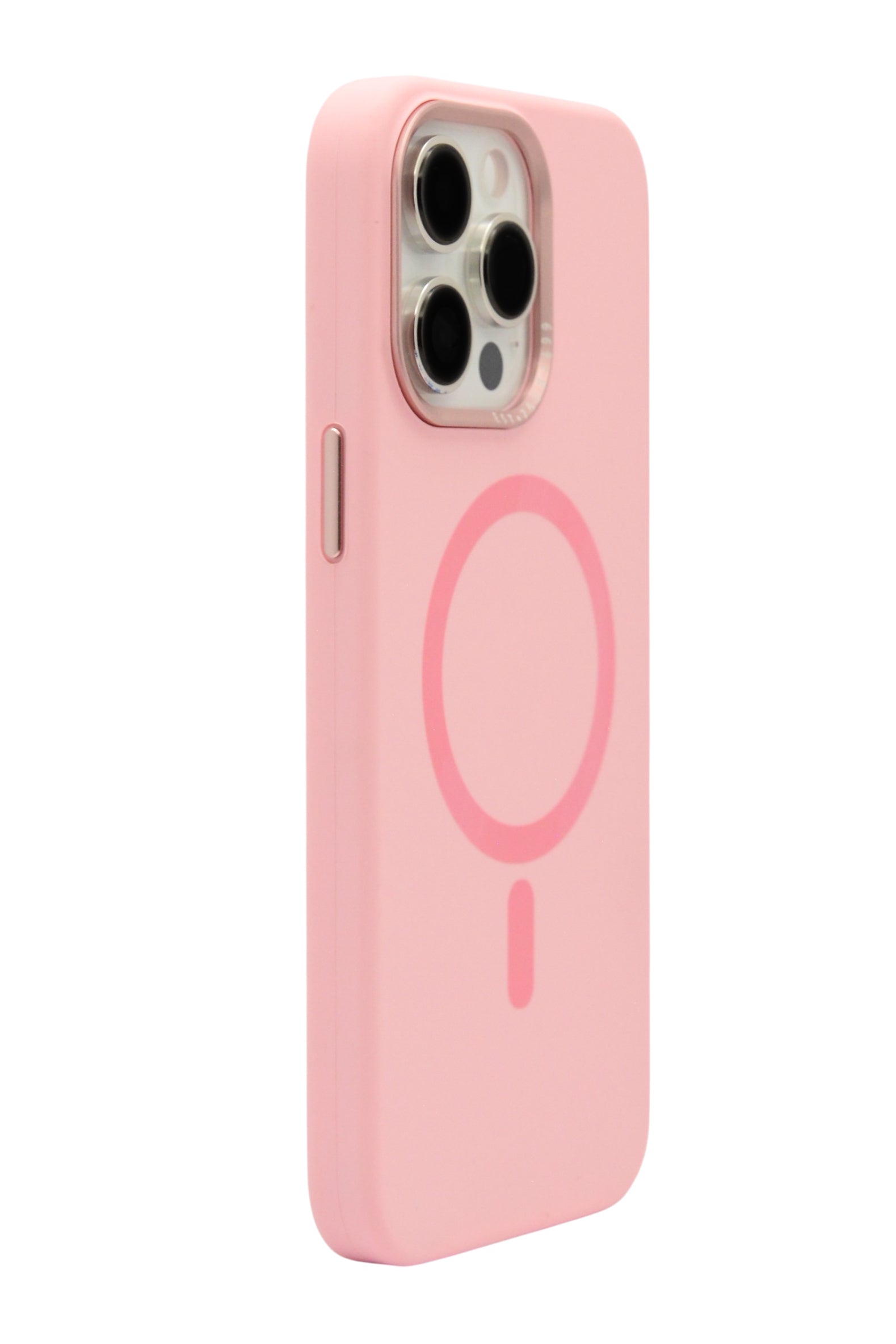 Funda para iPhone 14 Pro Max (6.7) silicona, compatible con magsafe, color rosa
