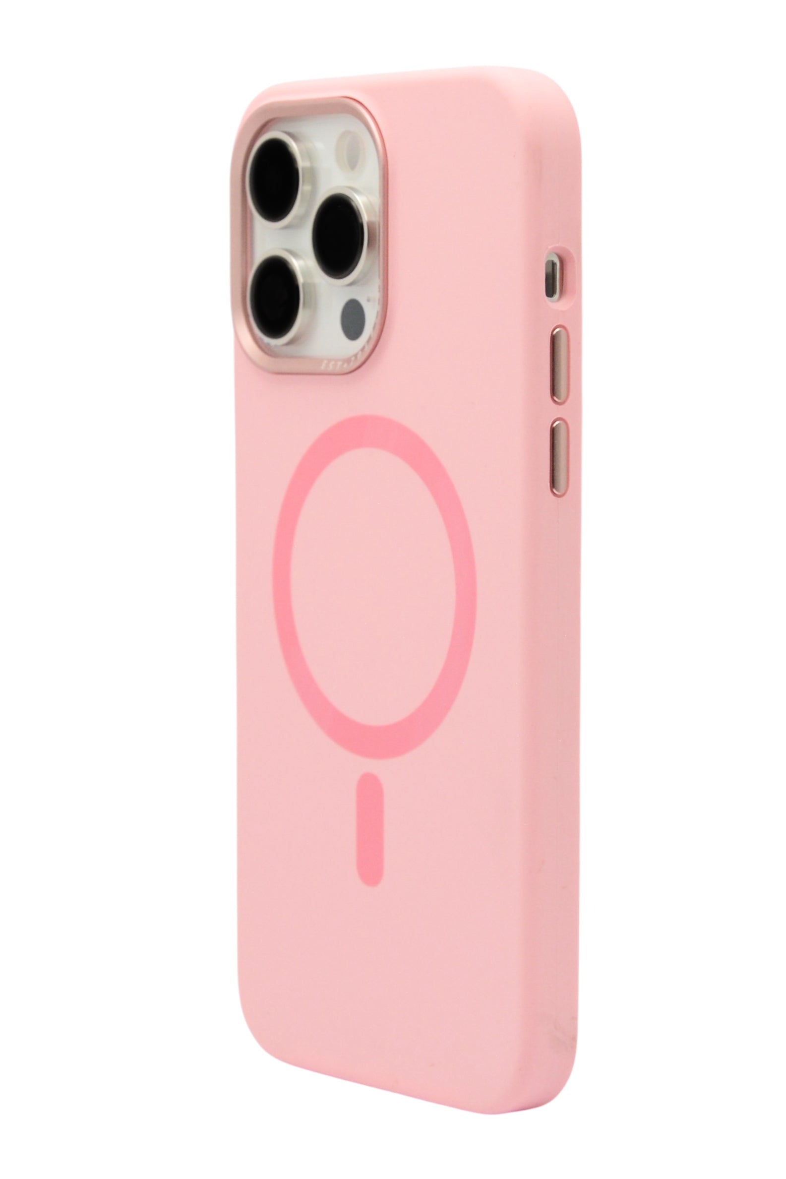 Funda para iPhone 14 Pro Max (6.7) silicona, compatible con magsafe, color rosa