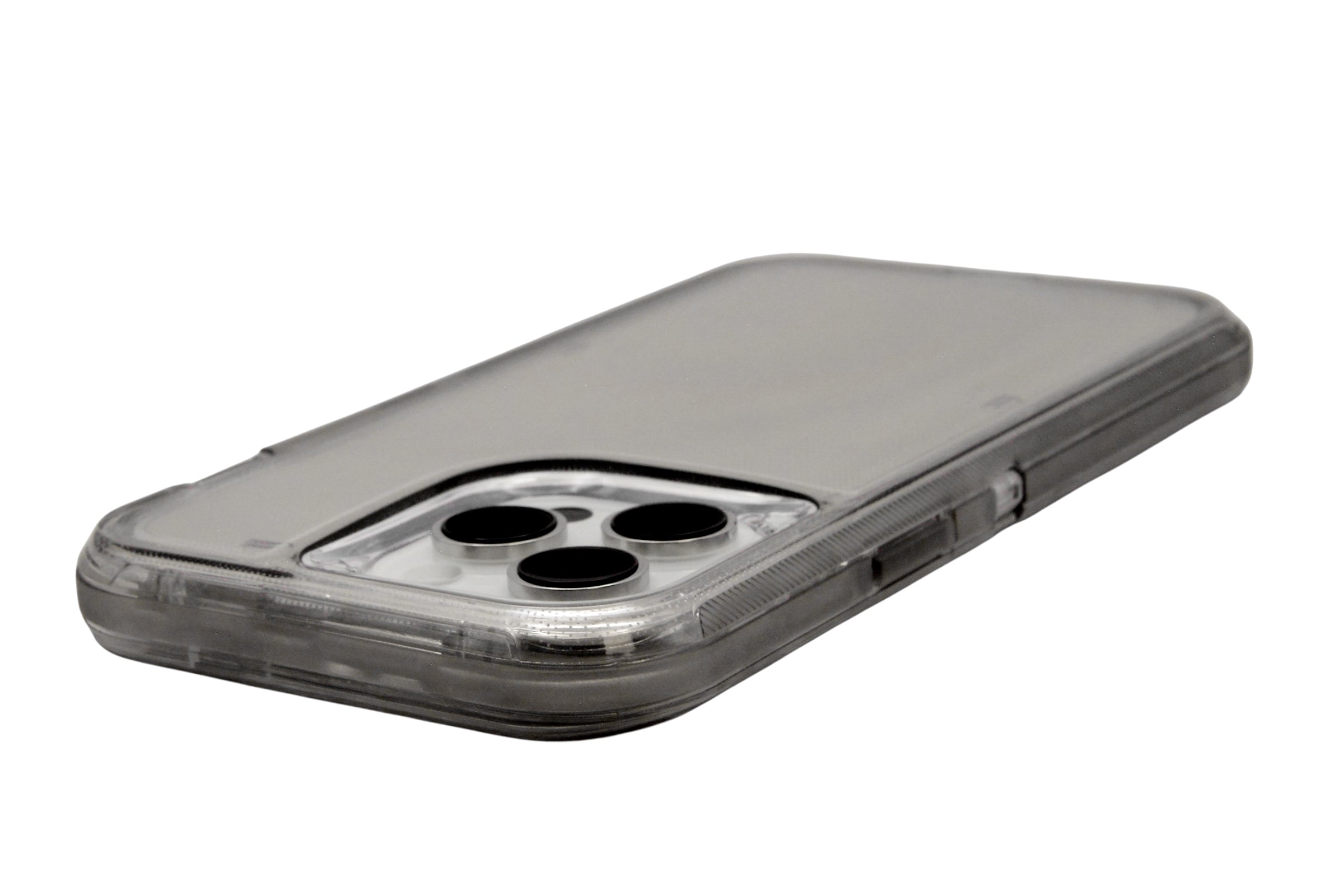 Funda para iPhone 14 Pro Max (6.7) uso rudo extremo 3 en 1 color Humo