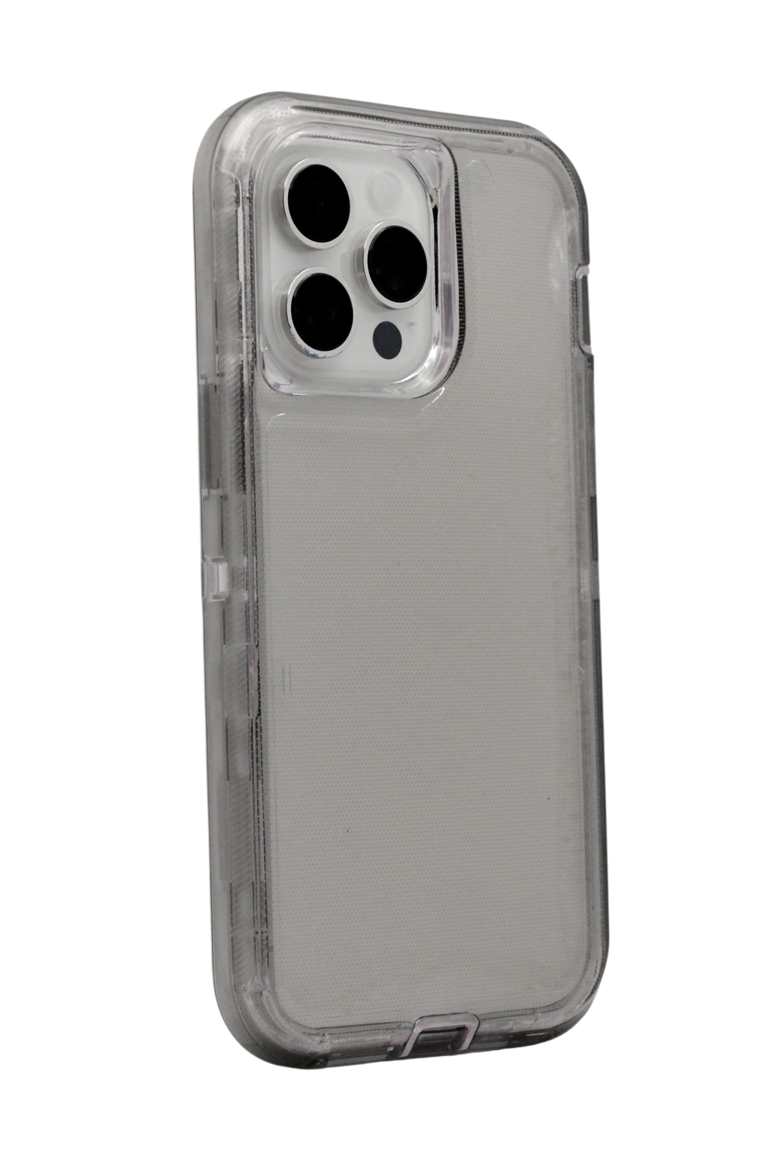 Funda para iPhone 14 Pro Max (6.7) uso rudo extremo 3 en 1 color Humo