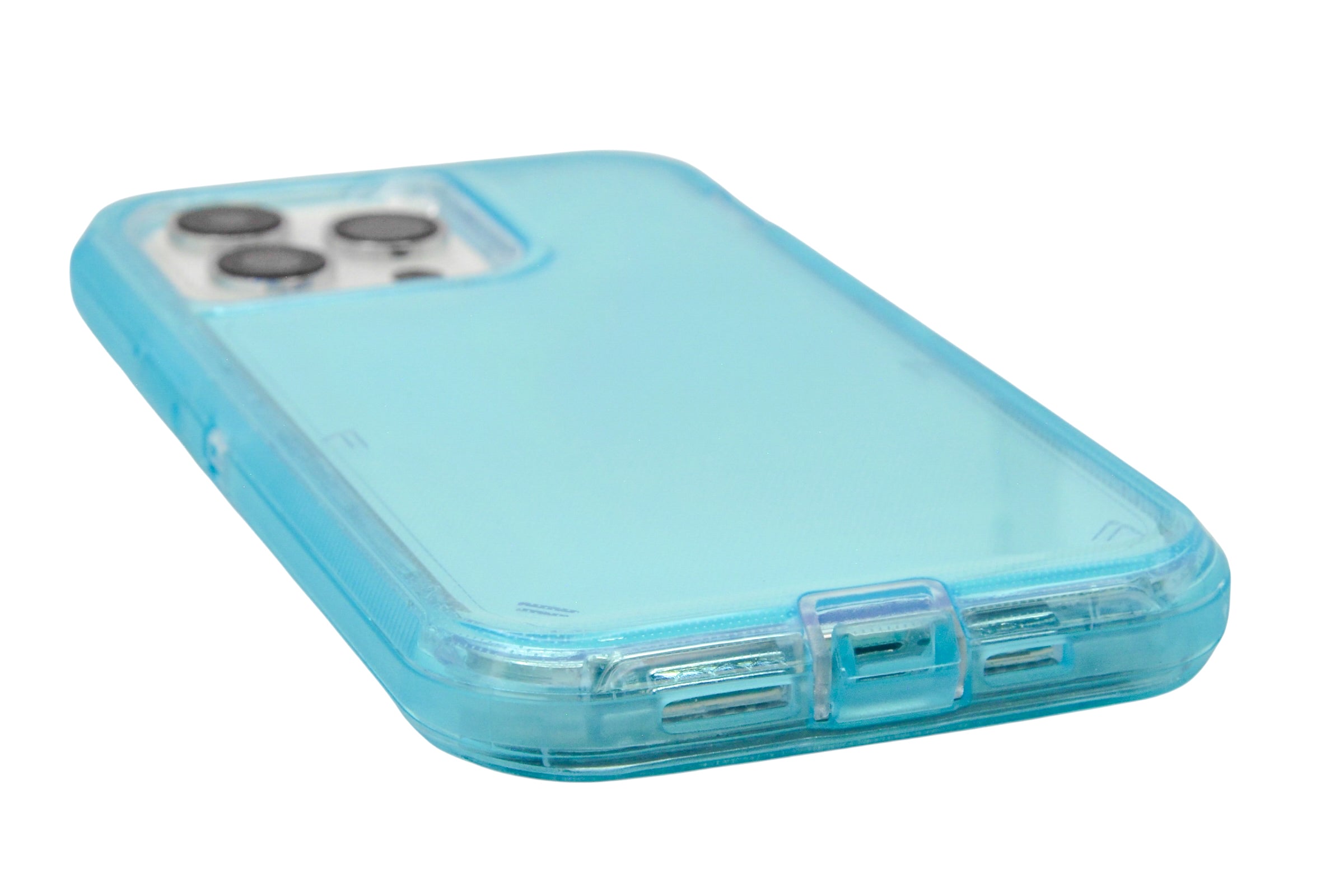 Funda para iPhone 14 Pro Max (6.7) uso rudo extremo 3 en 1 color Azul