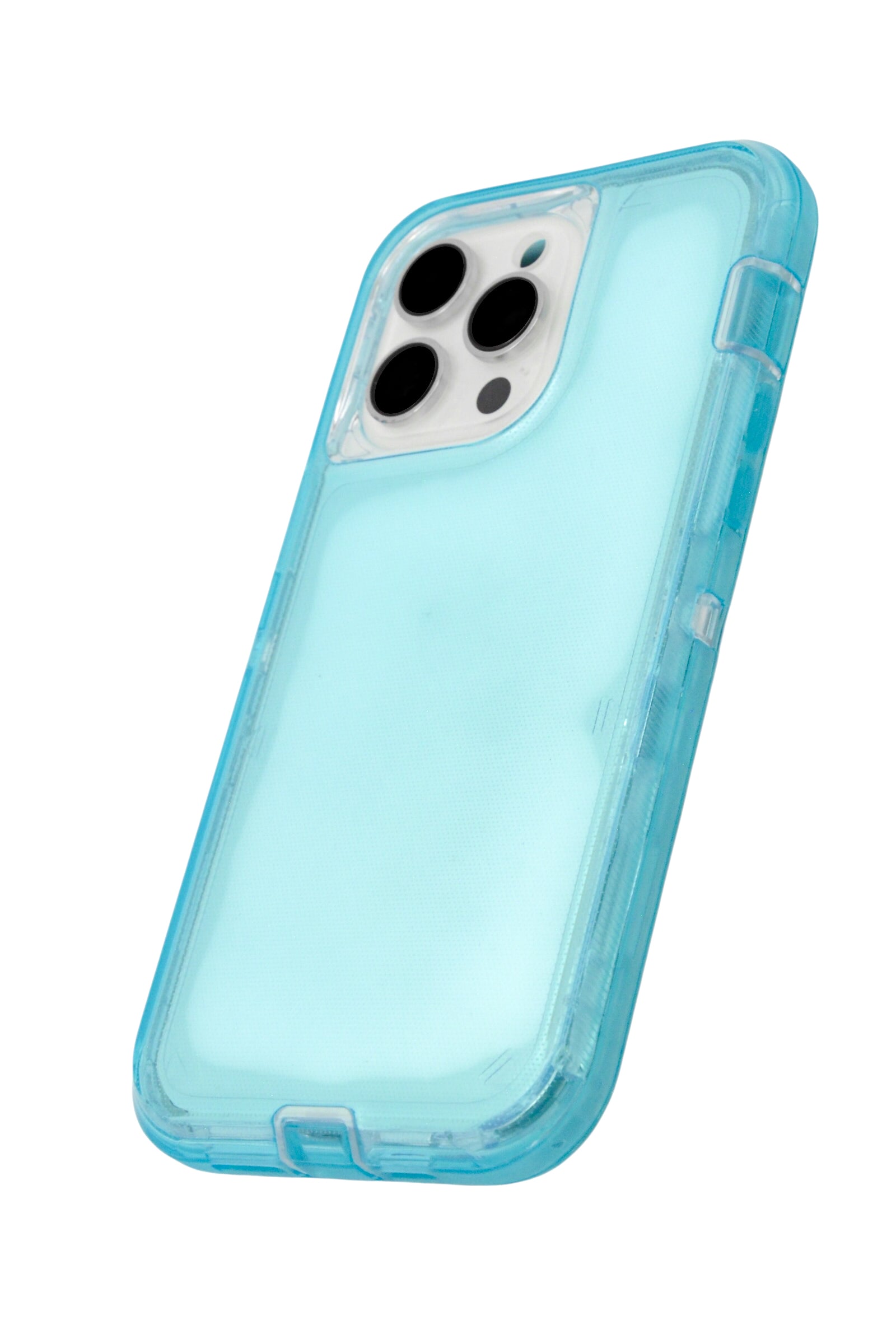 Funda para iPhone 14 Pro Max (6.7) uso rudo extremo 3 en 1 color Azul