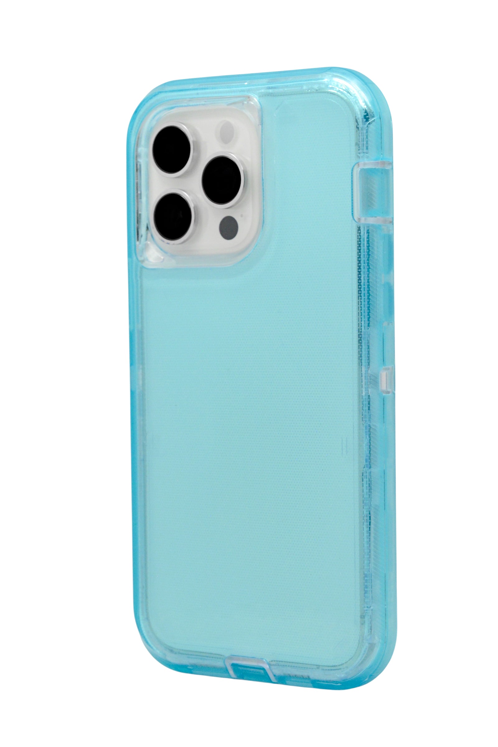 Funda para iPhone 14 Pro Max (6.7) uso rudo extremo 3 en 1 color Azul