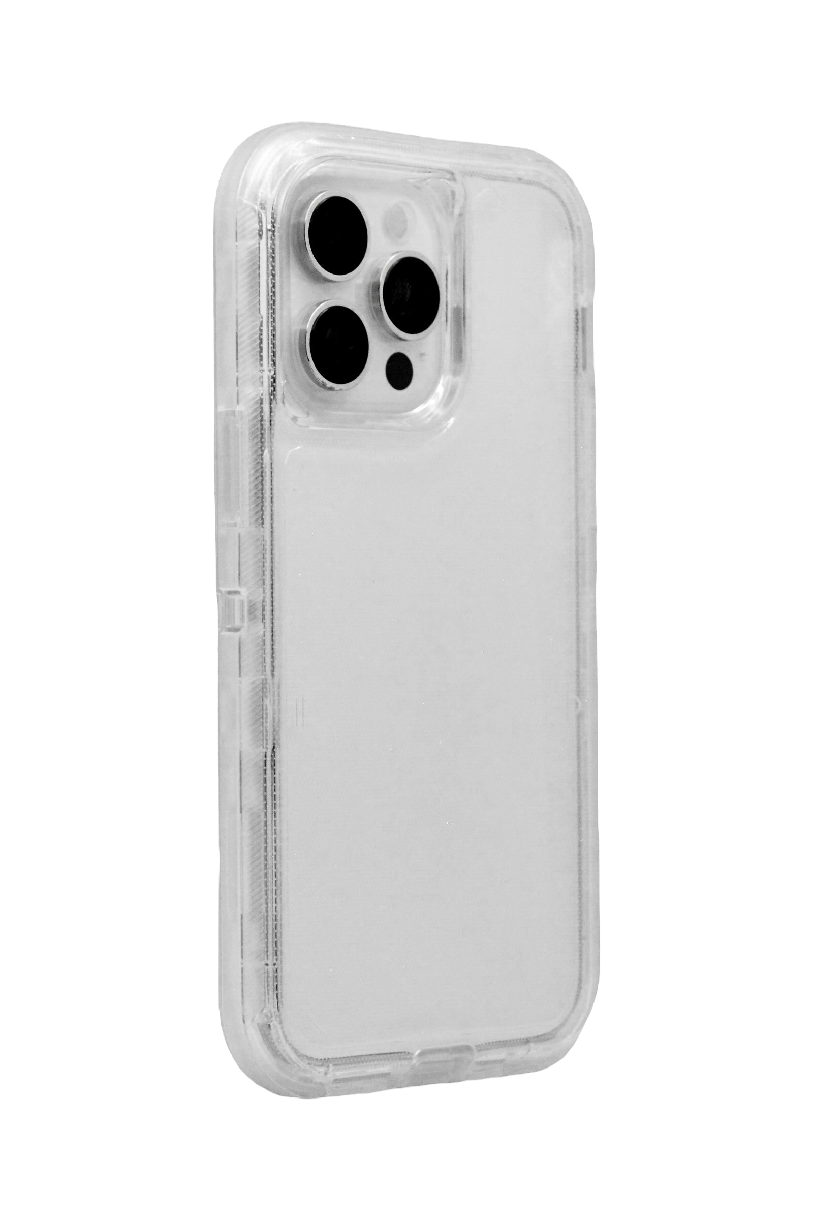 Funda para iPhone 13 Pro Max (6.7) uso rudo extremo 3 en 1 color Transparente