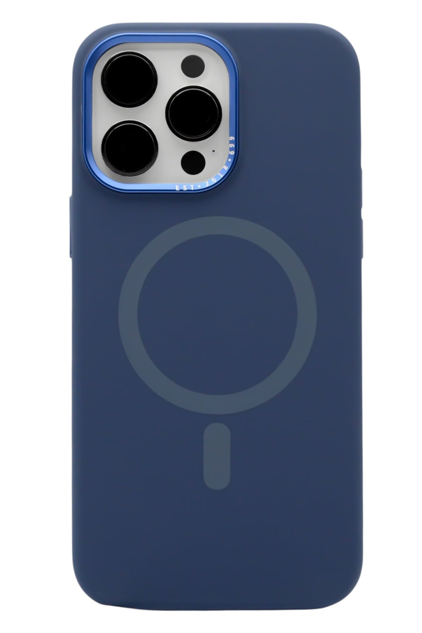 Funda para iPhone 14 Pro Max (6.7) silicona, compatible con magsafe, color Azul Marino