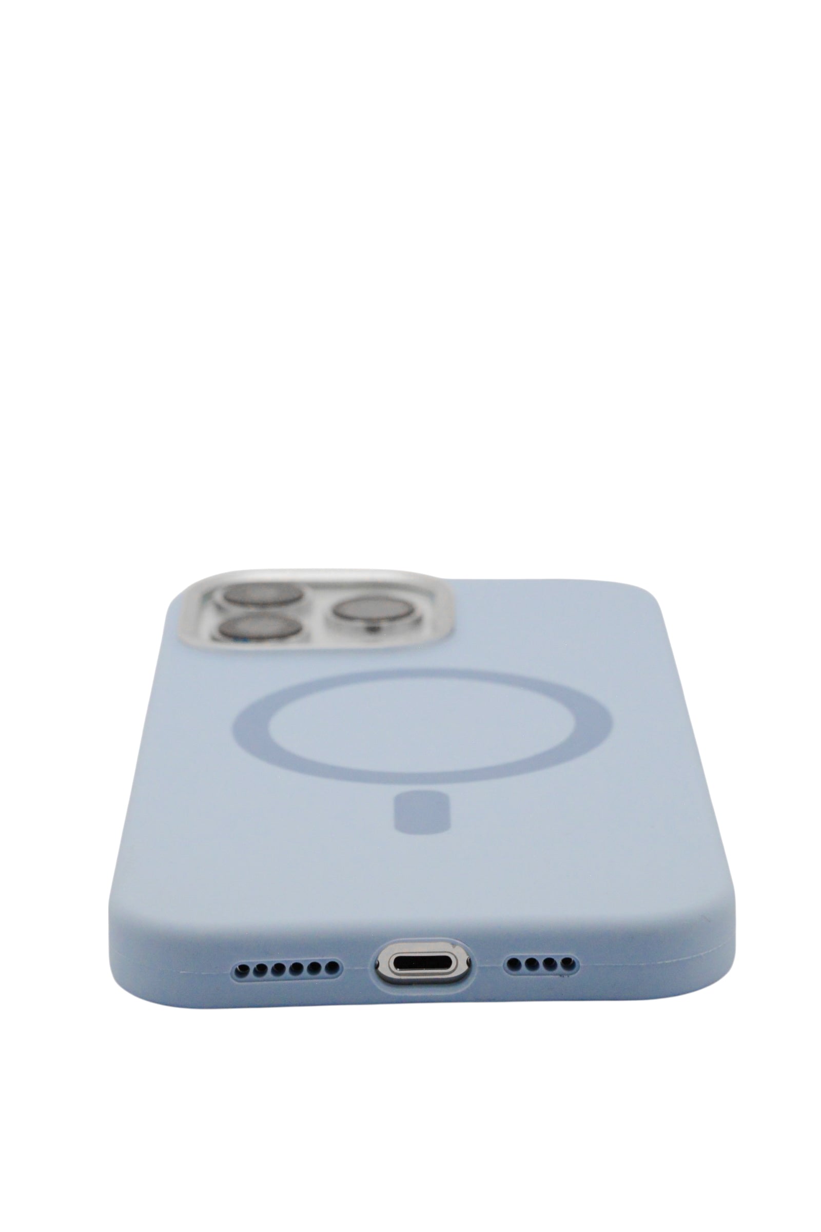 Funda para iPhone 13 Pro Max (6.7) silicona, compatible con magsafe, color Azul Claro