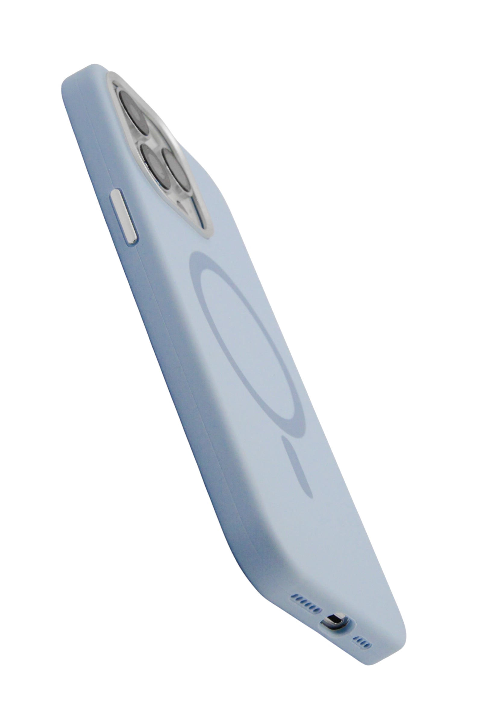 Funda para iPhone 13 Pro Max (6.7) silicona, compatible con magsafe, color Azul Claro