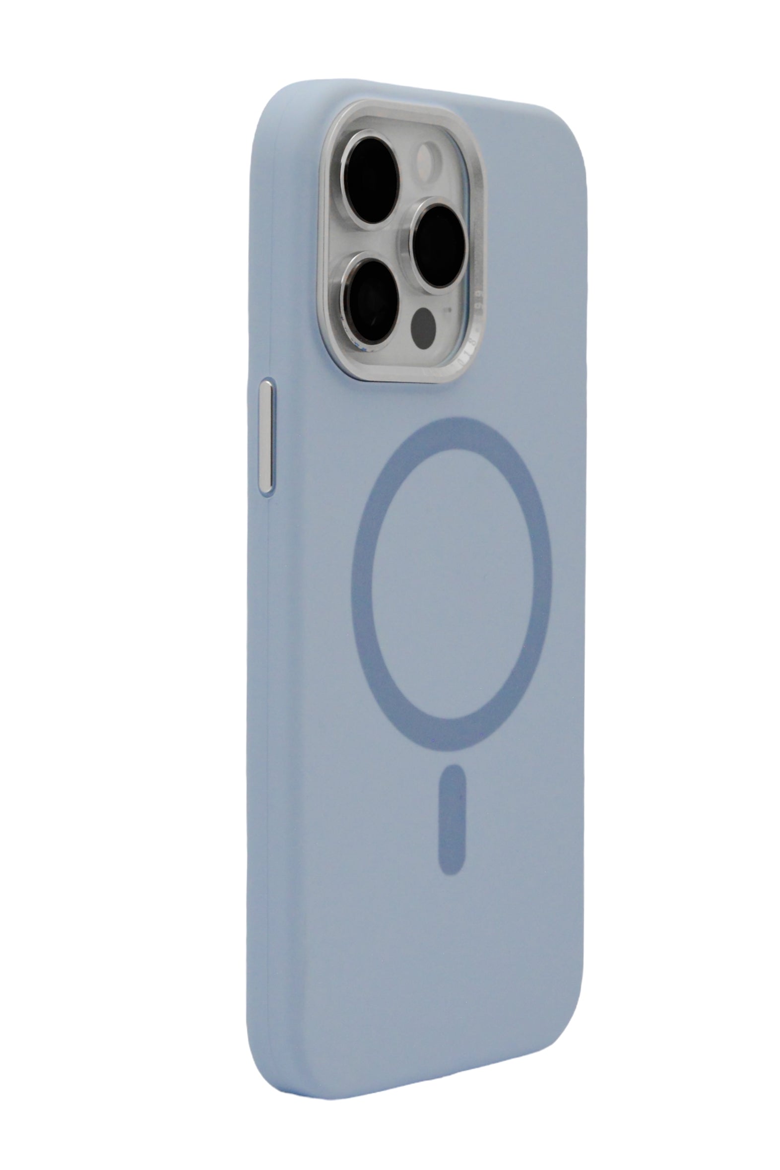 Funda para iPhone 13 Pro Max (6.7) silicona, compatible con magsafe, color Azul Claro