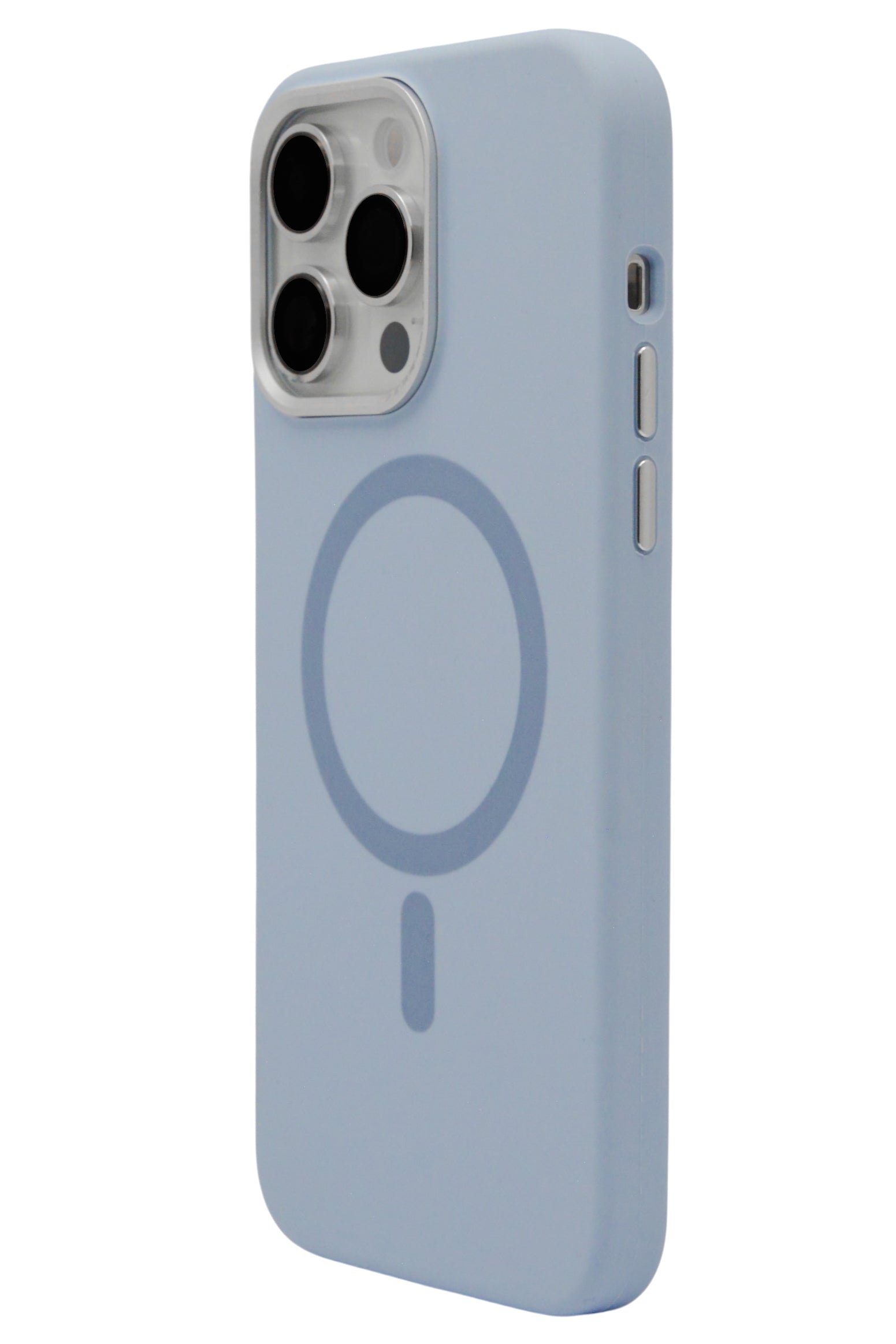 Funda para iPhone 13 Pro Max (6.7) silicona, compatible con magsafe, color Azul Claro
