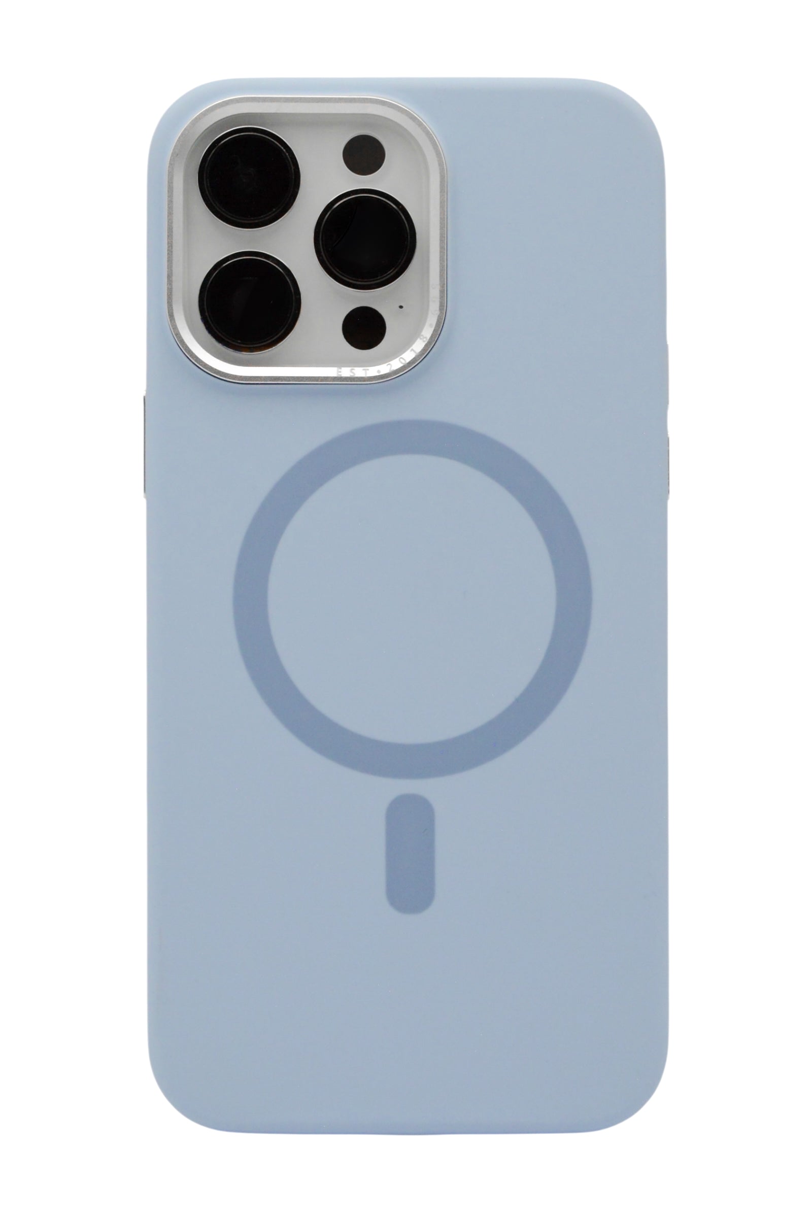 Funda para iPhone 14 Pro Max (6.7) silicona, compatible con magsafe, color Azul Claro