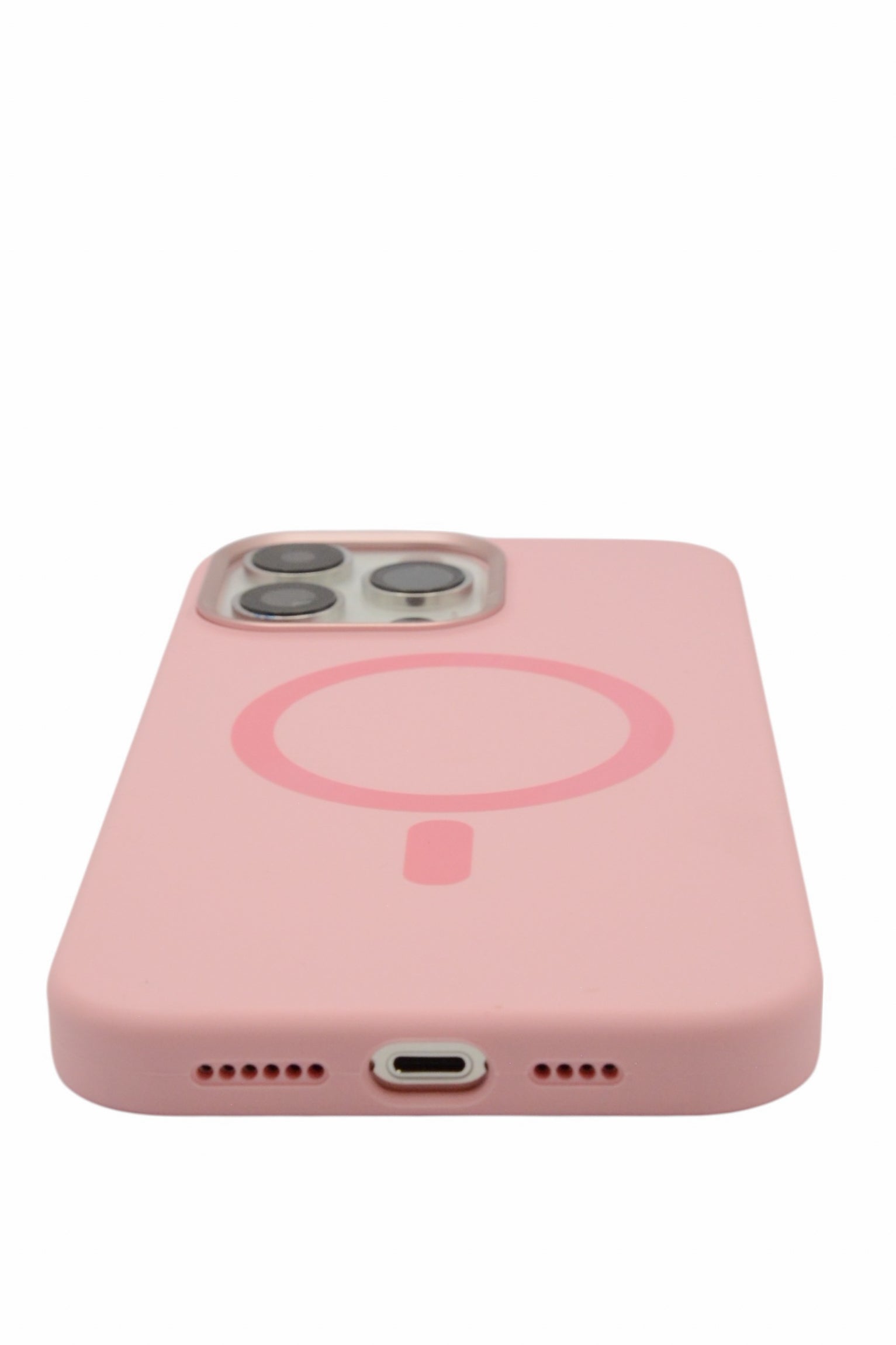 Funda para iPhone 14 Pro Max (6.7) silicona, compatible con magsafe, color rosa