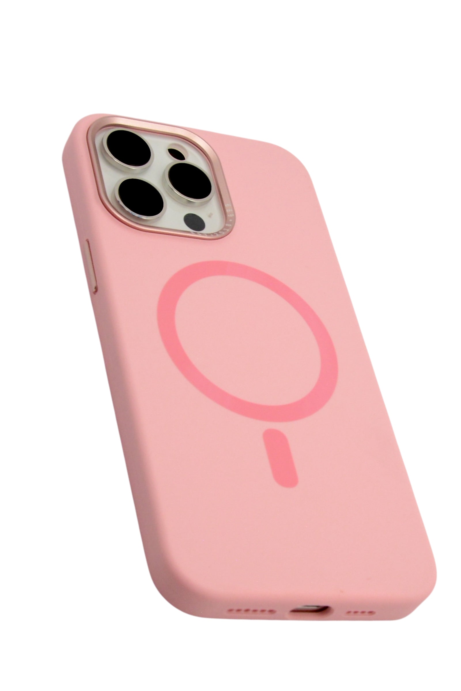 Funda para iPhone 14 Pro Max (6.7) silicona, compatible con magsafe, color rosa