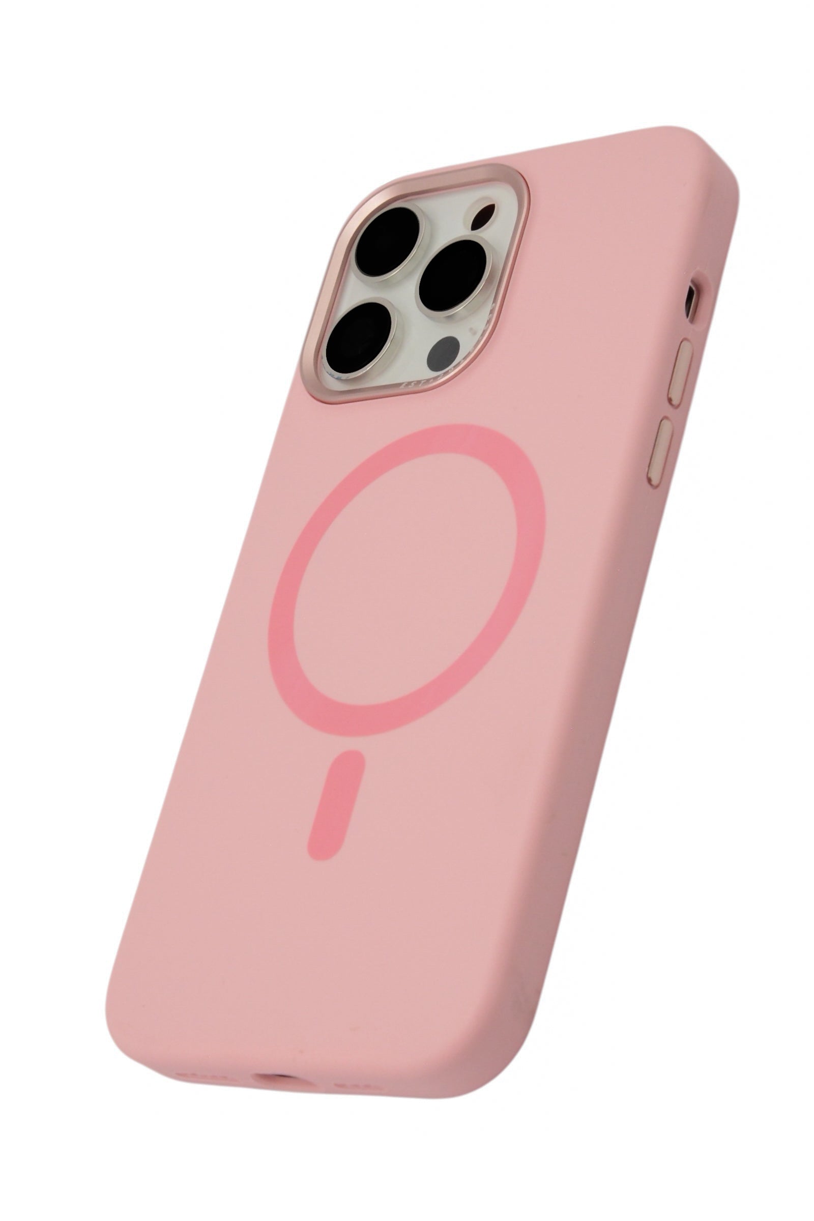 Funda para iPhone 14 Pro Max (6.7) silicona, compatible con magsafe, color rosa