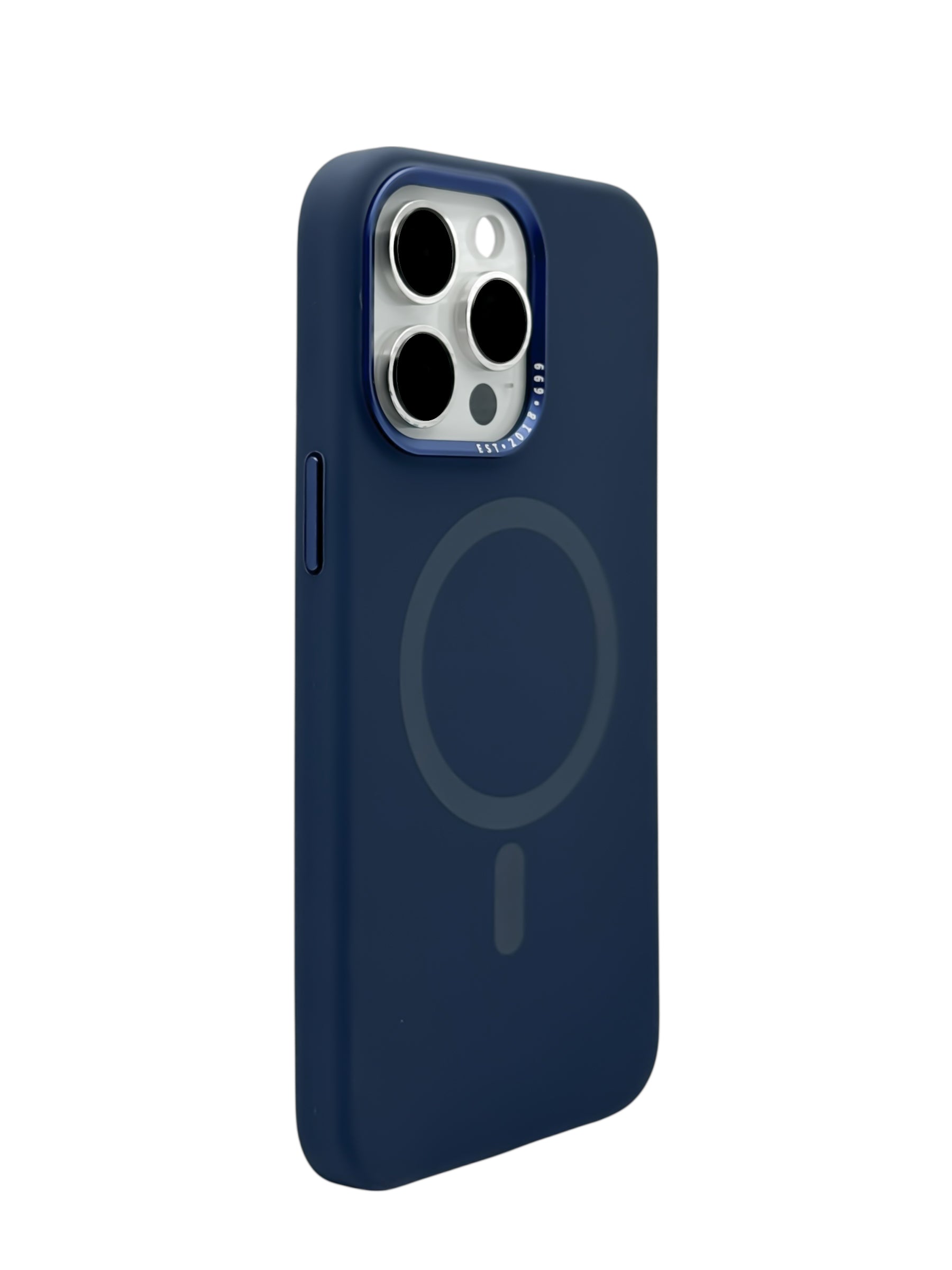 Funda para iPhone 14 Pro Max (6.7) silicona, compatible con magsafe, color Azul Marino