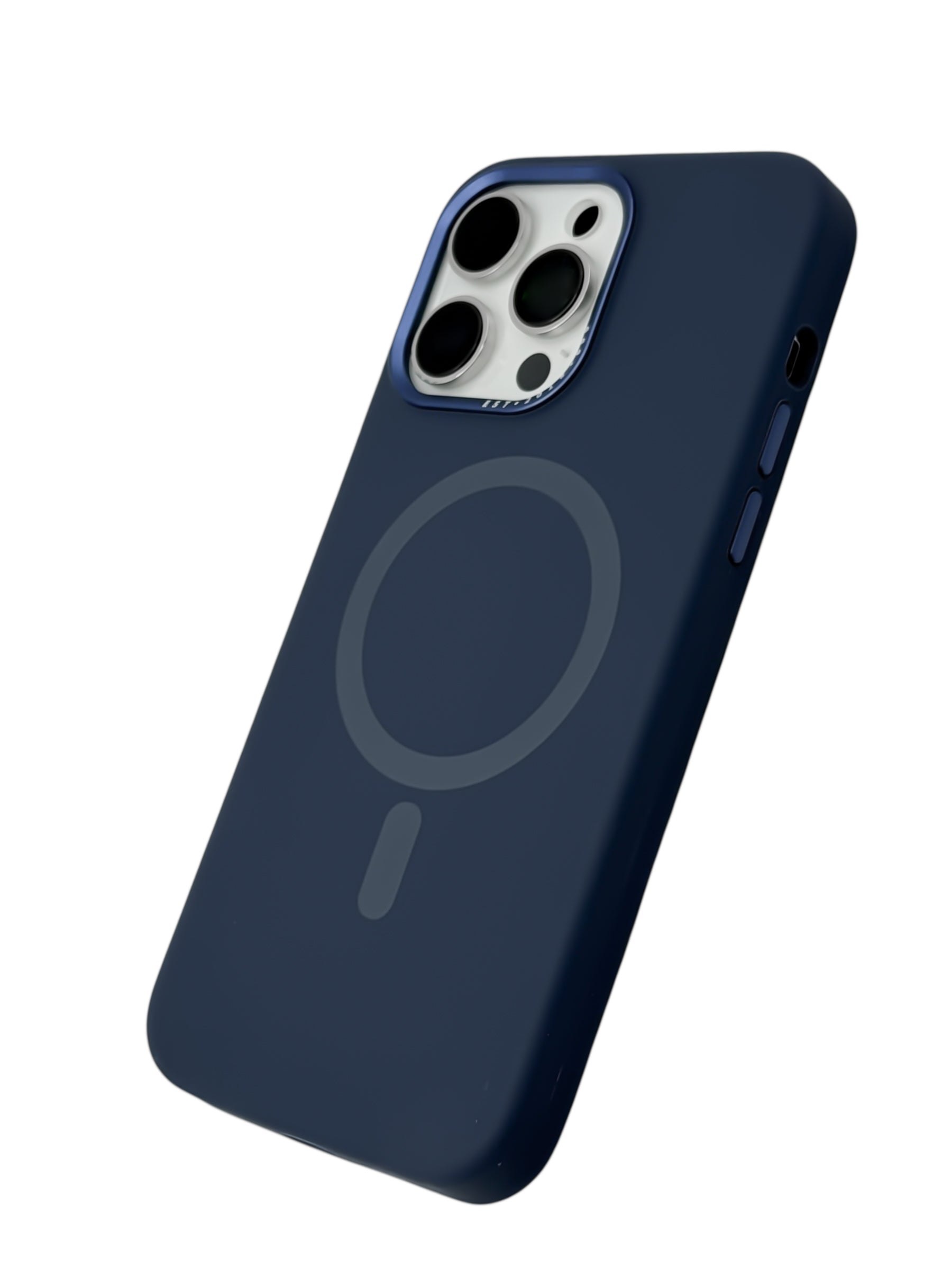Funda para iPhone 14 Pro Max (6.7) silicona, compatible con magsafe, color Azul Marino